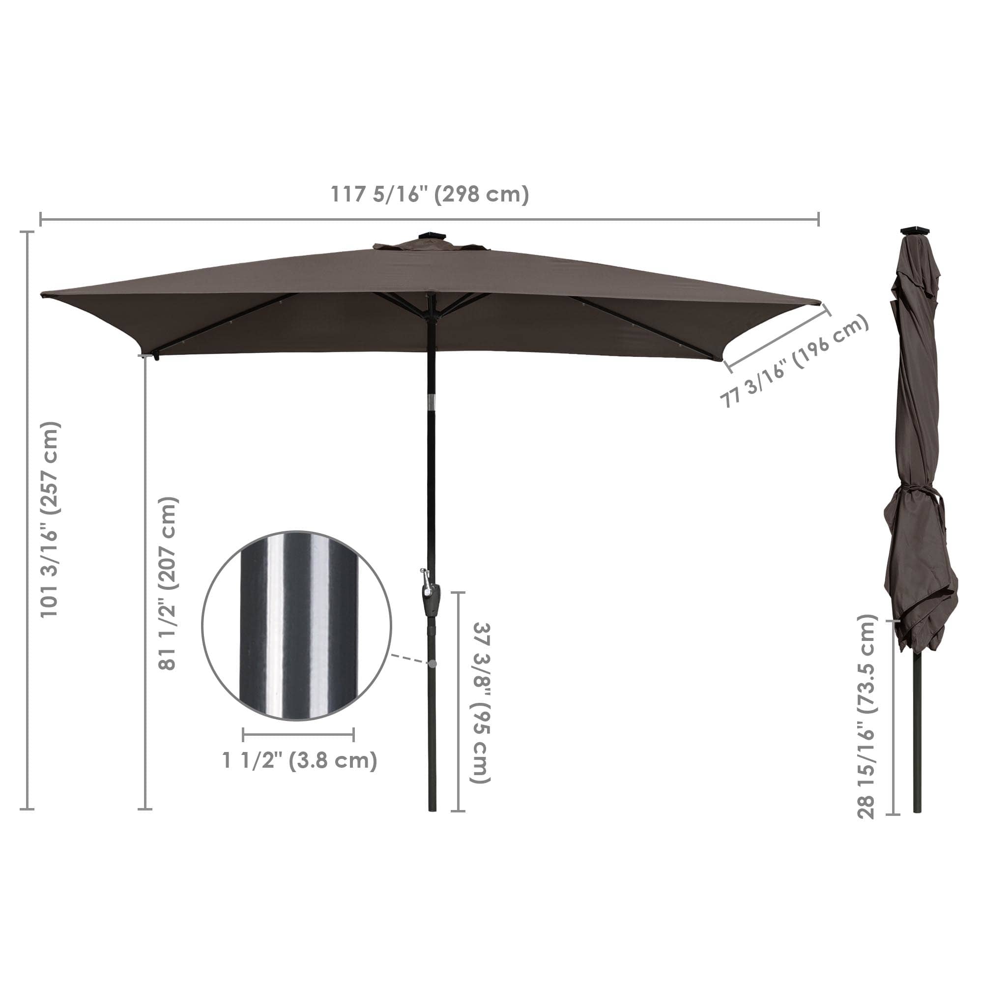 Yescom 07UMB011-10X6L-38-LO Indoor-Umbrella-Stands - View #6