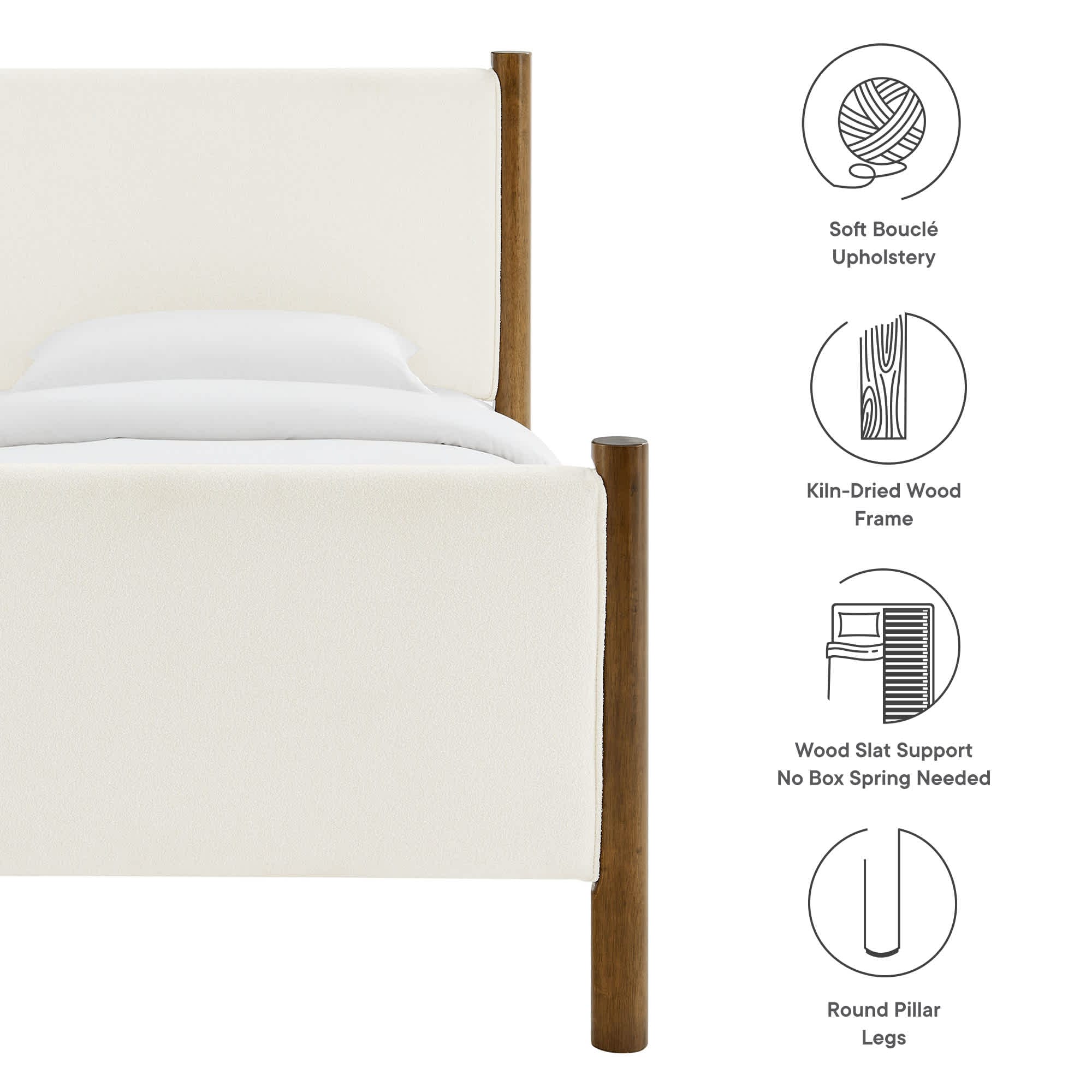 Modway MOD-7185-FEA-WAL beds - View #2