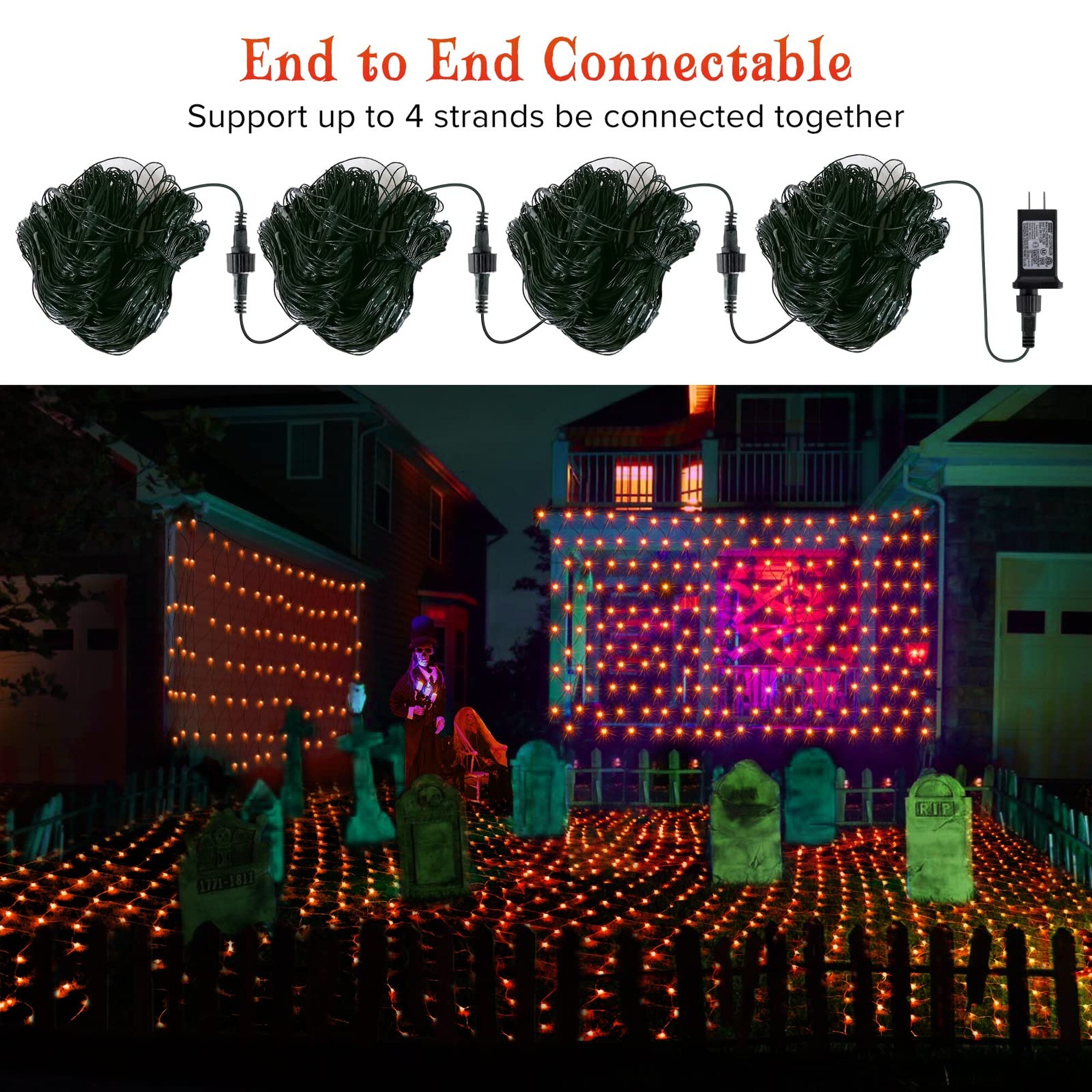 Numhew NHDREW533086 Halloween-String-Lights - View #7