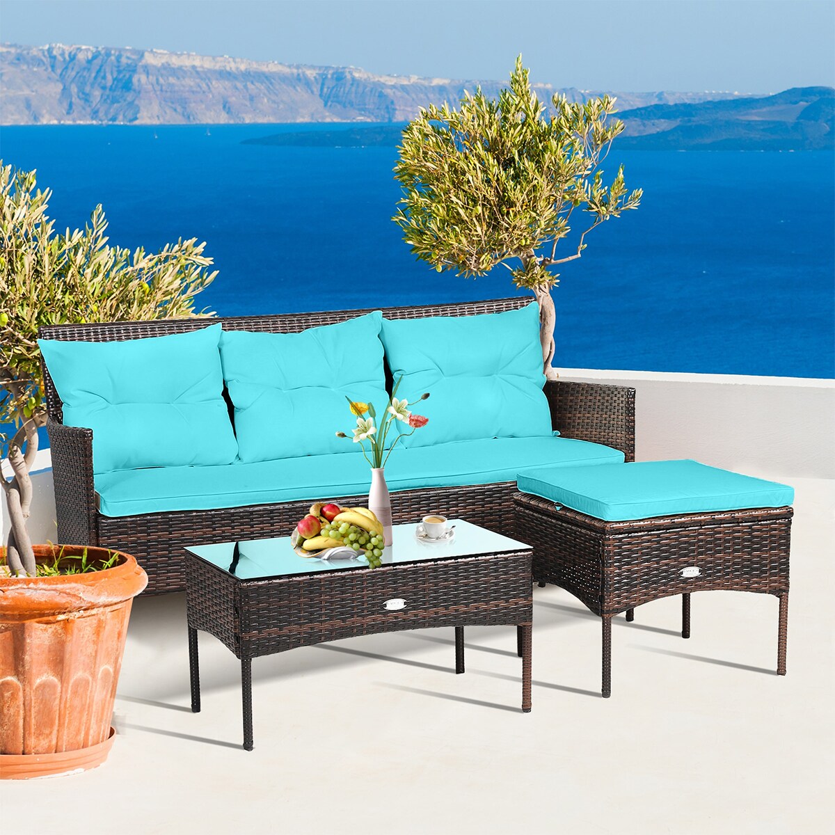 Forclover HYFE-65848ZS Patio-Conversation-Sets - View #3