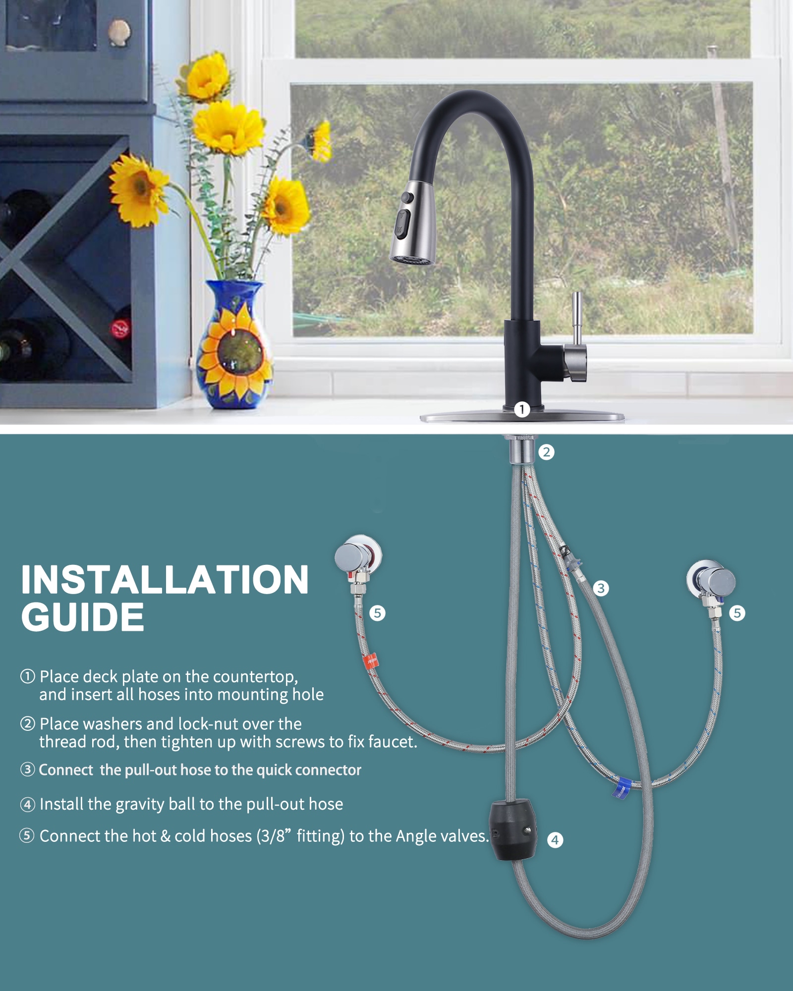 WOWOW 2310301NB-LW Kitchen-Faucets - View #7