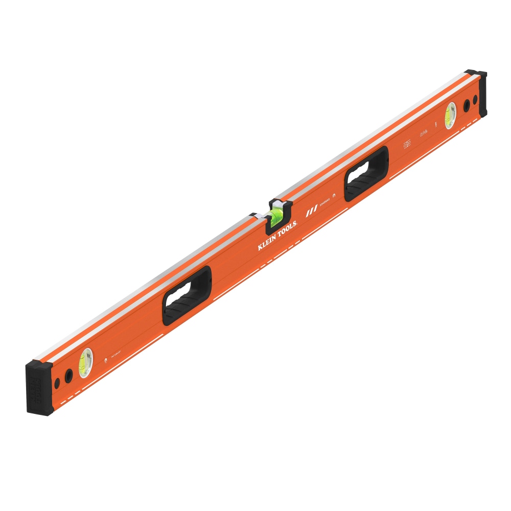 Klein Tools 93548MAG Magnetic Box Beam Level, 3 Vial, 48-Inch