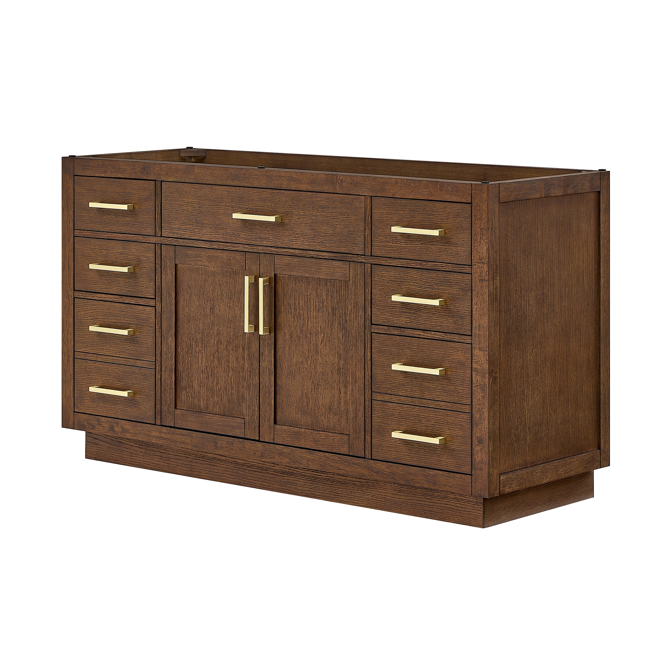 Wyndham Collection Beckett TK Bathroom Vanity Base Cabinet without Top