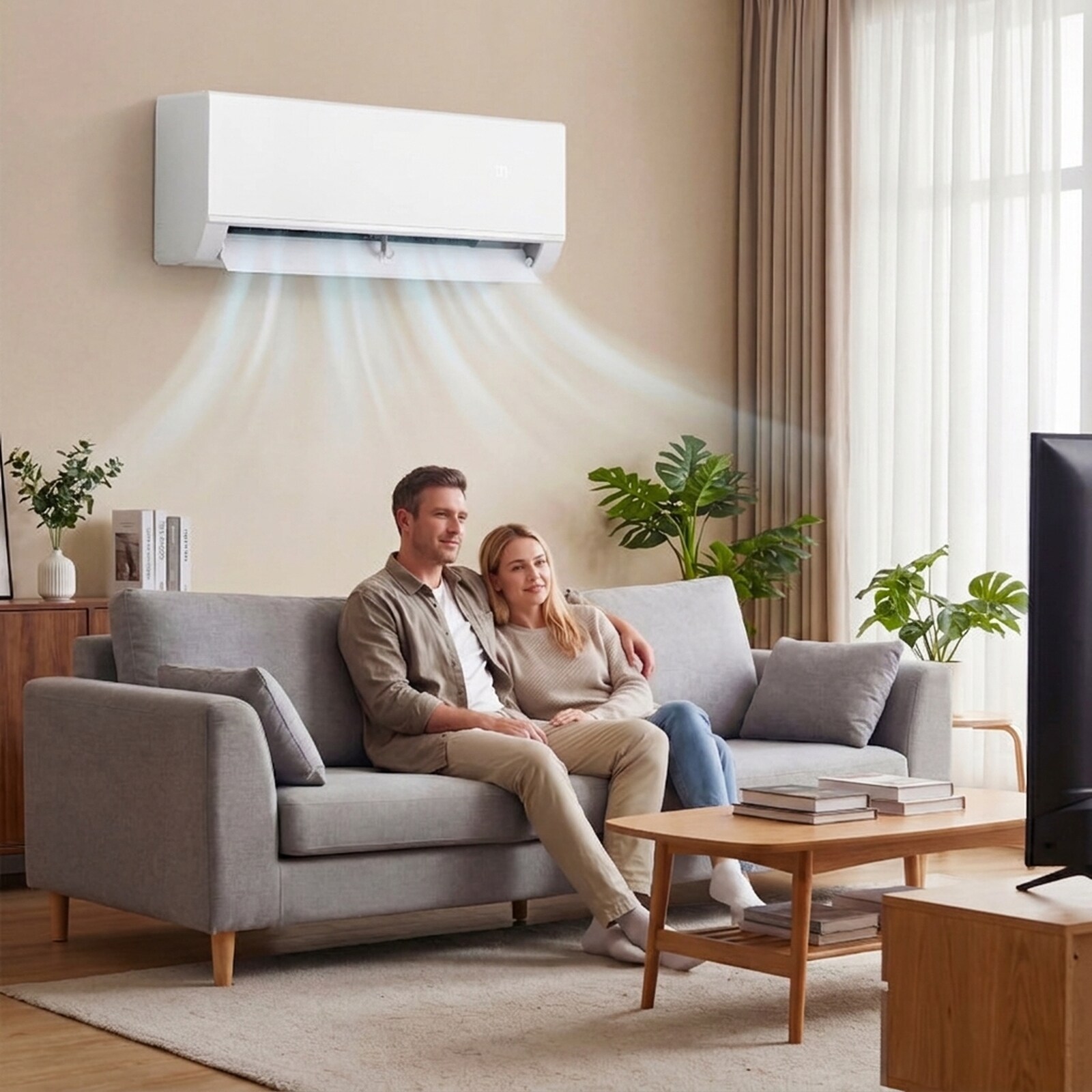 SUGIFT 9000-BTU 20-SEER2 Ductless Mini Split Air Conditioner and Heat Pump Combo with 10000-BTU Heating WiFi App Remote and Voice Control R32 Refrigerant 16.4-ft Line Set Self-Clean Mode for Rooms up to 400-sq ft Hardwired Professional Installation Required Sansujyuku sansujyuku.com