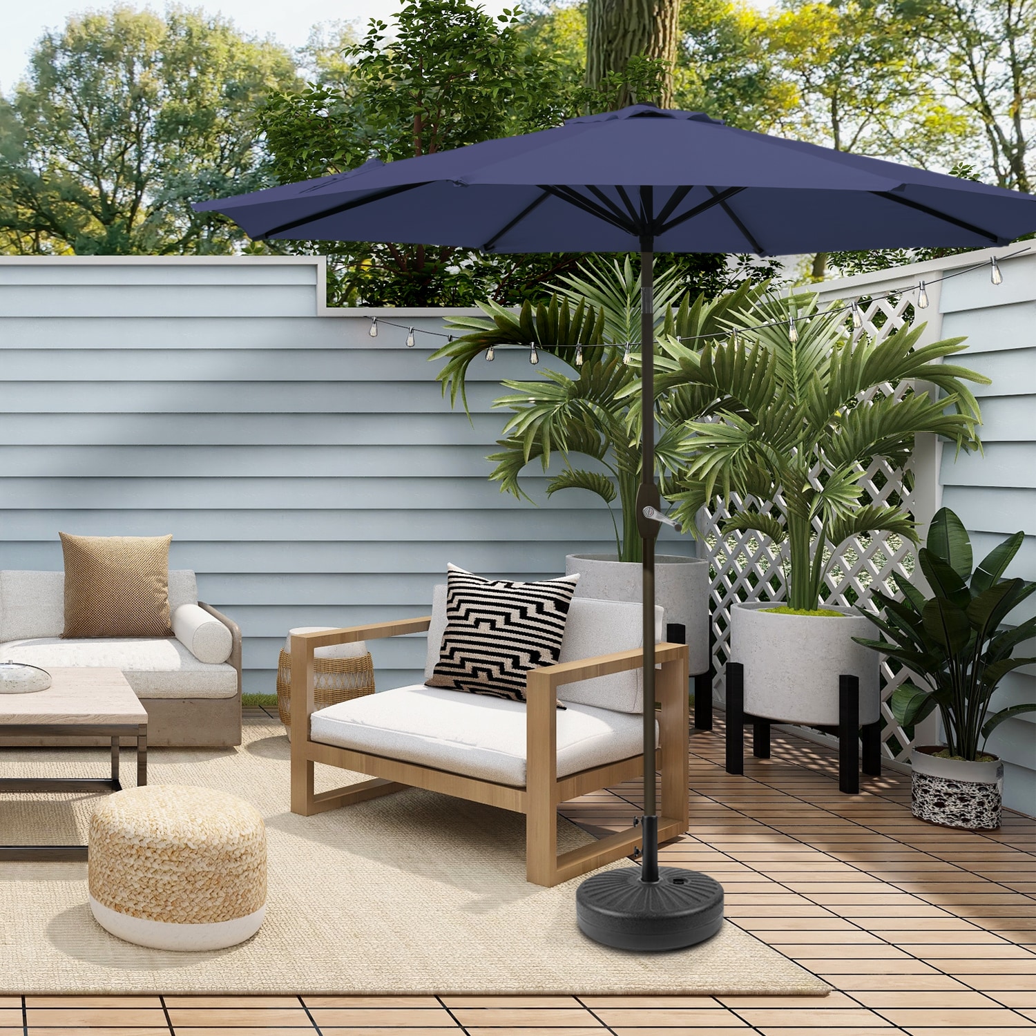 Westin Furniture 9806122-981RD-BK Umbrellas-2 - View #2