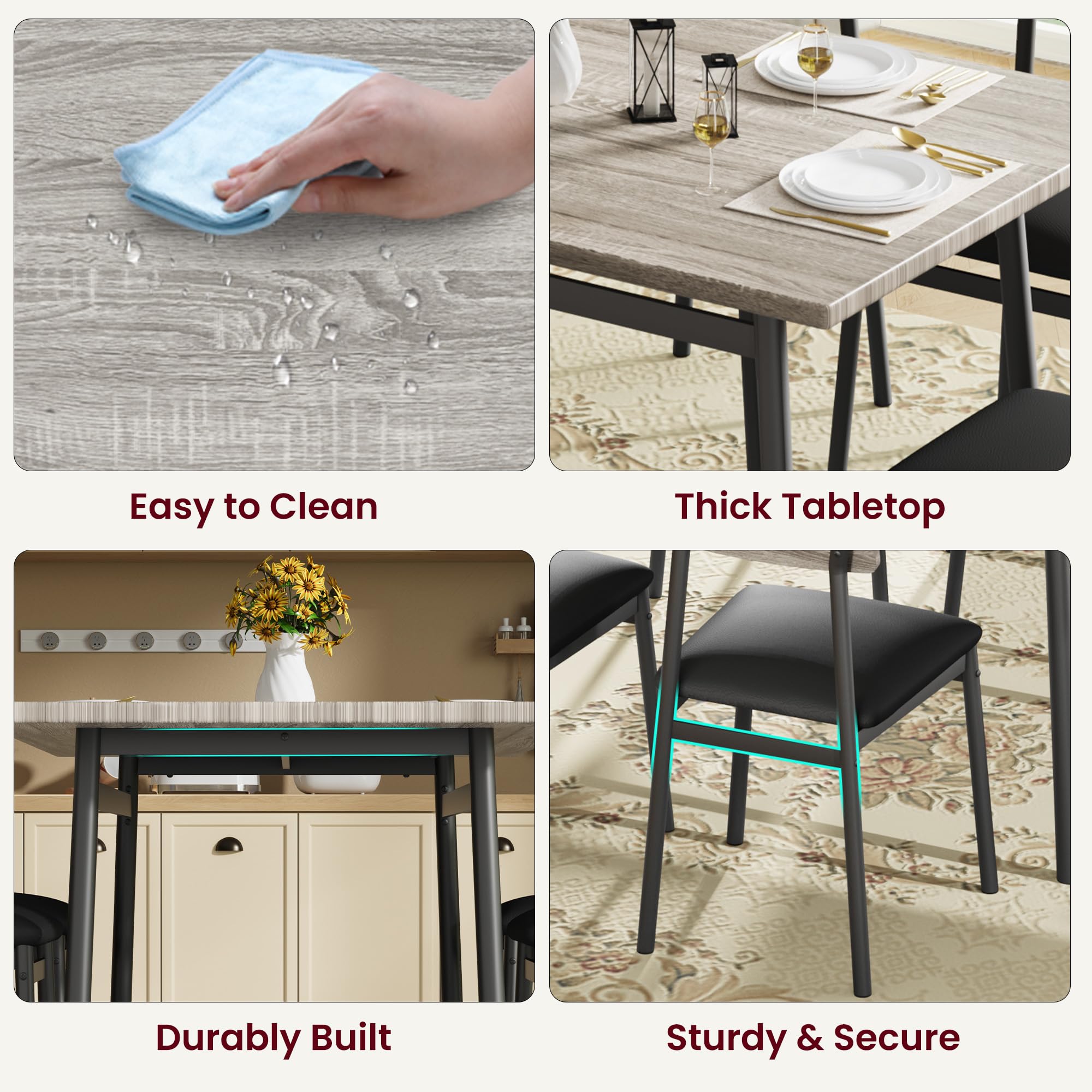 GarveeLife CLJ-E38Z5G Dining-Sets - View #5