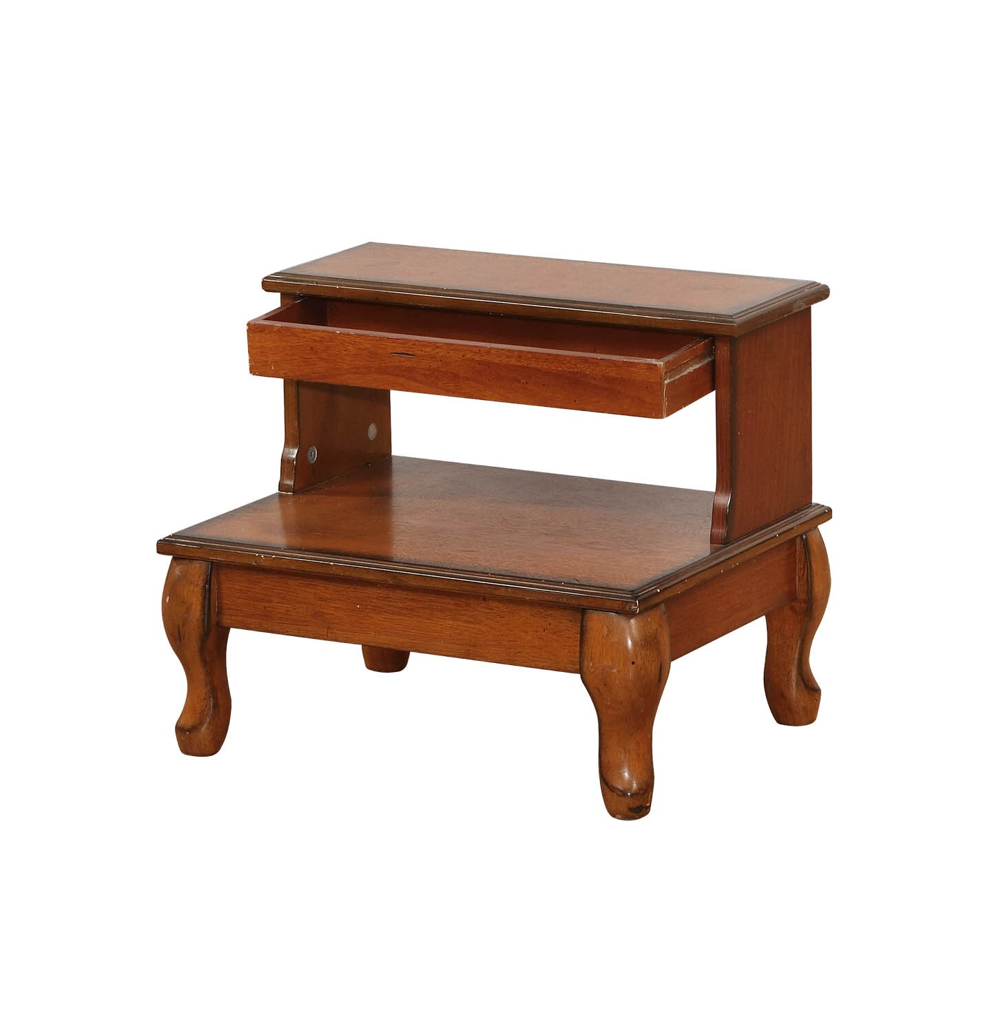 Powell 961-535 1-Piece 15.25-in Cherry Wood Bed Riser