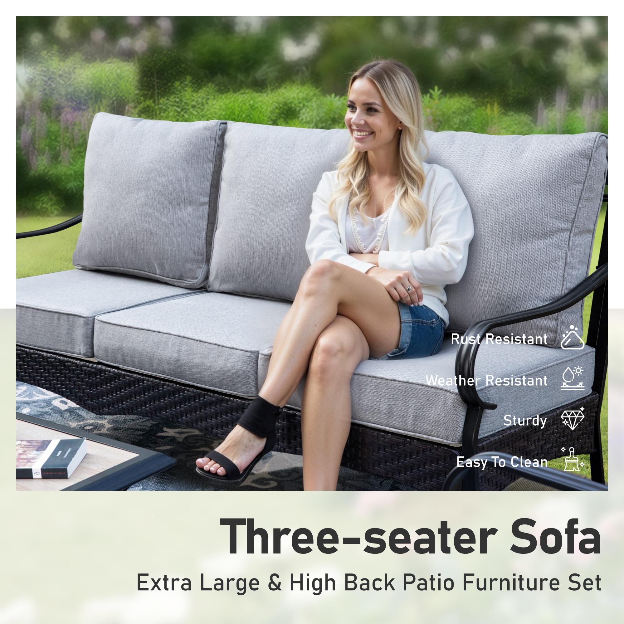 Sunshine Valley R-301-007 Patio-Conversation-Sets - View #3