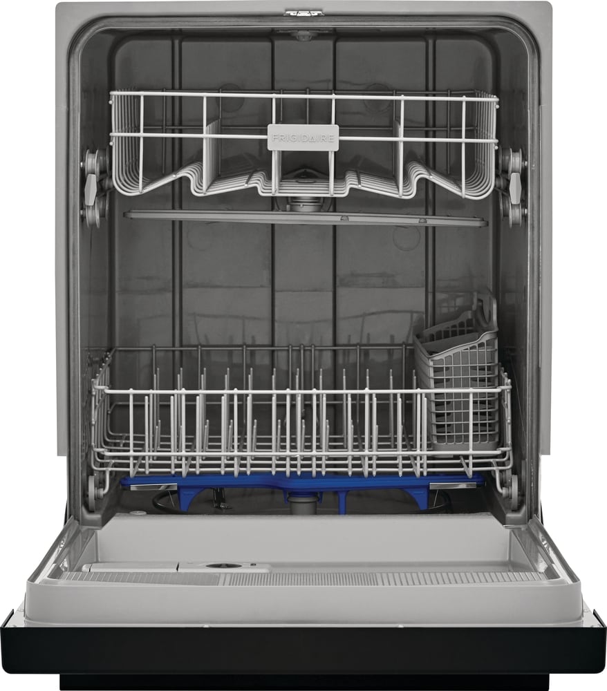 Frigidaire Front Control 24-in Built-In Dishwasher (Black), 62-dBA in the  Built-In Dishwashers department at