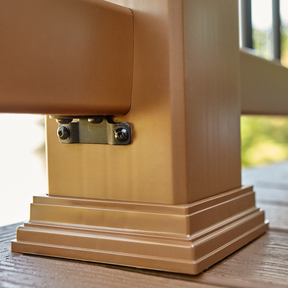 Deckorators 4-in x 4-in Wood Deck Post Base Trim in the Deck Accents  department at