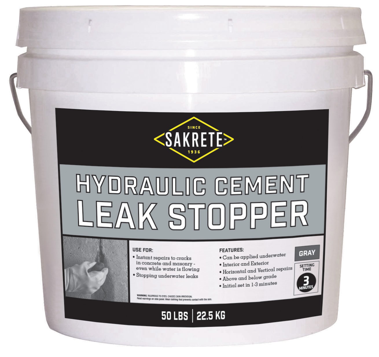 Sakrete 60200700 Leak Stopper Fast Setting 50.0 -lb Mortar Concrete Hydraulic cement