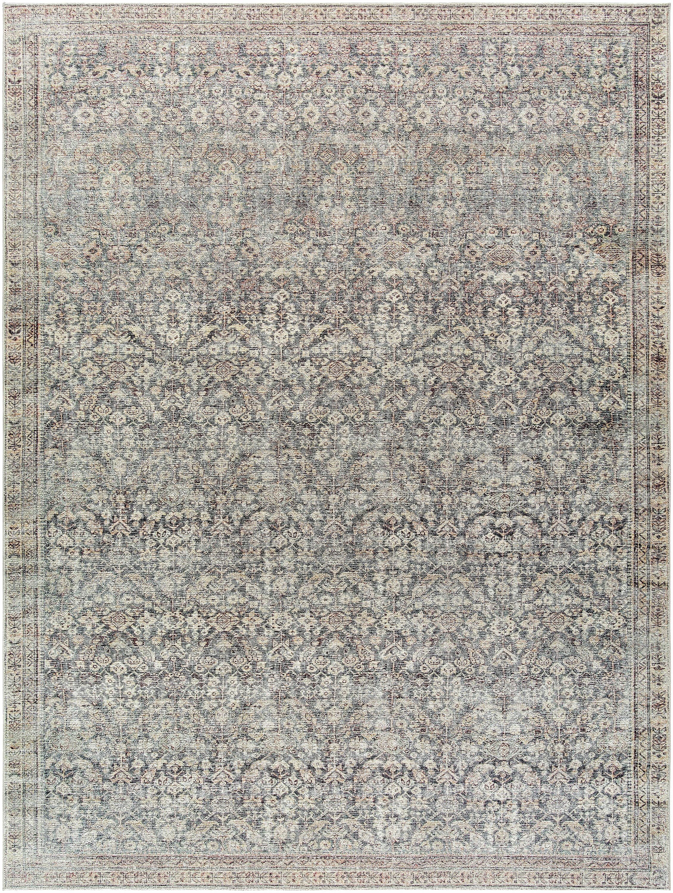 Livabliss GACA2302-2773 Galey Alix Collins Avenue 2 x 7 (ft) Polyester Brown Rectangular Indoor Vintage Runner rug