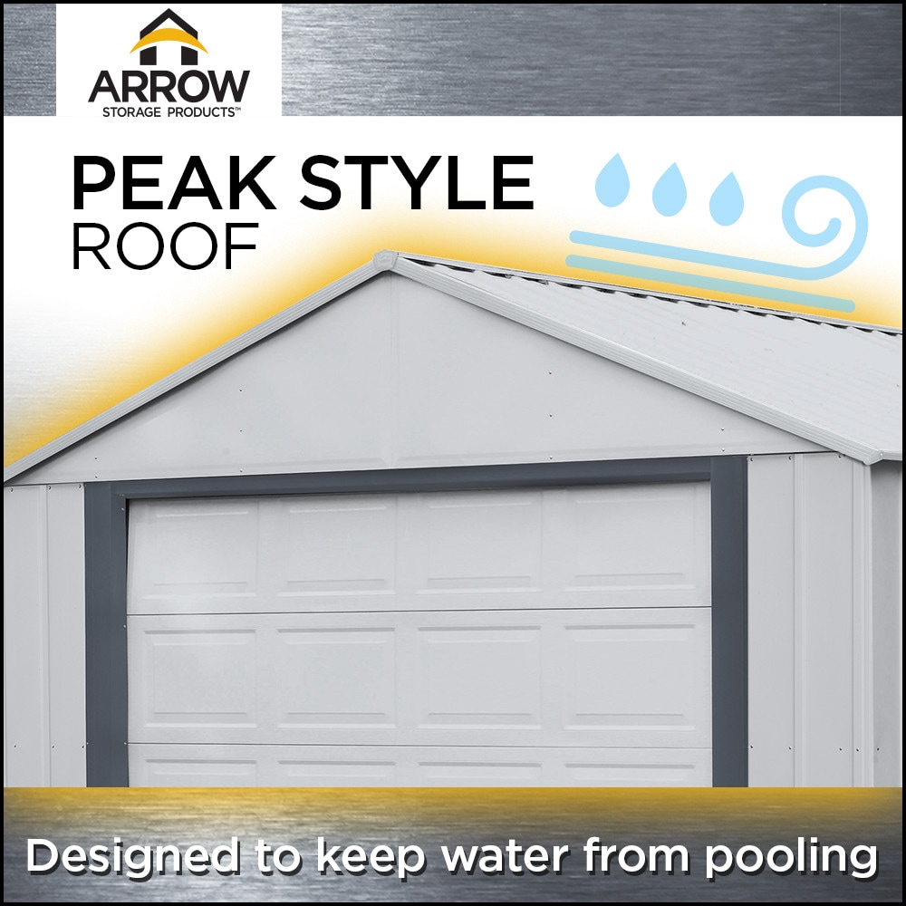 Arrow BGR1421FG Metal-Storage-Buildings-Sheds - View #8