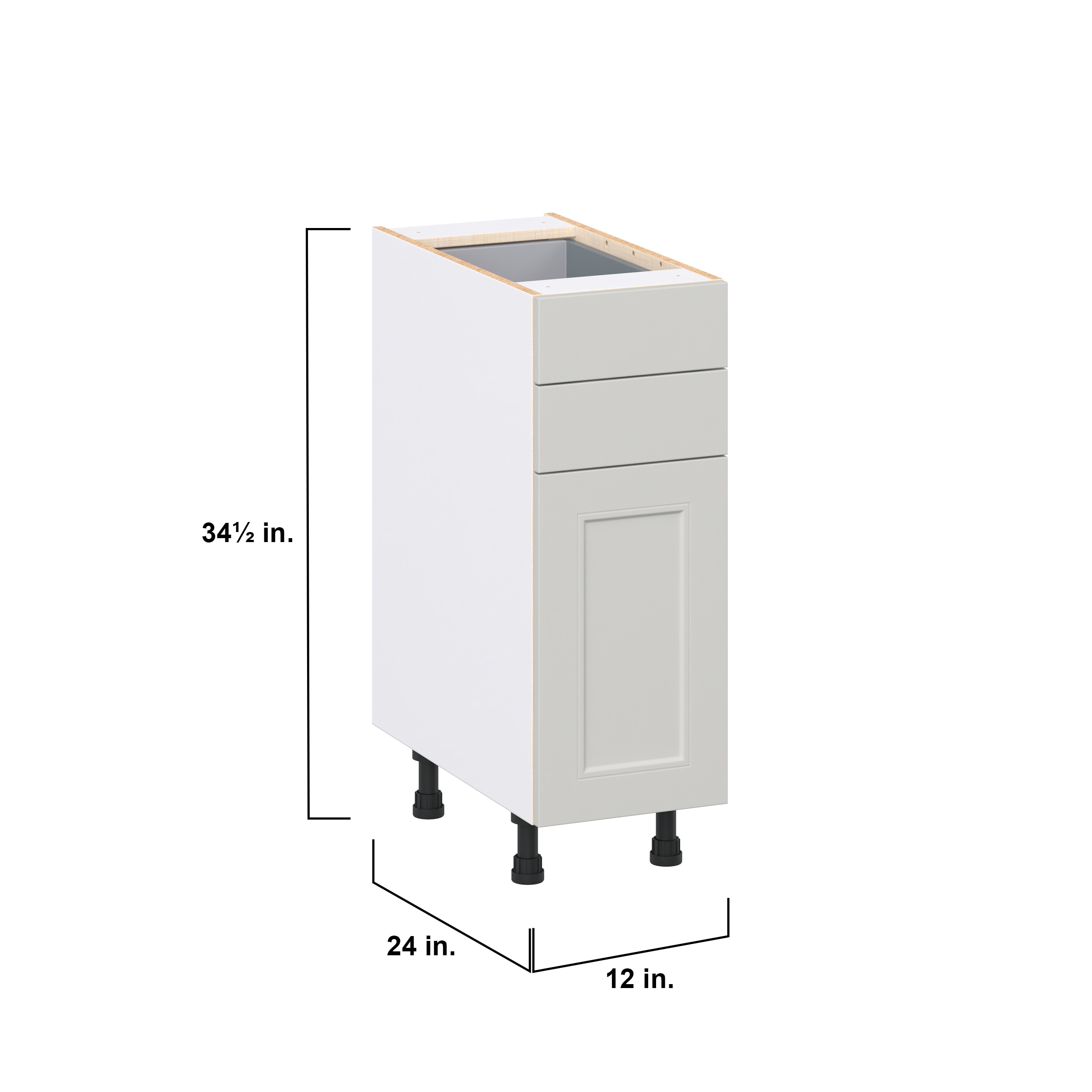 Hugo&Borg DSB12B(L/R)-BE Cabinets-Kitchen - View #4