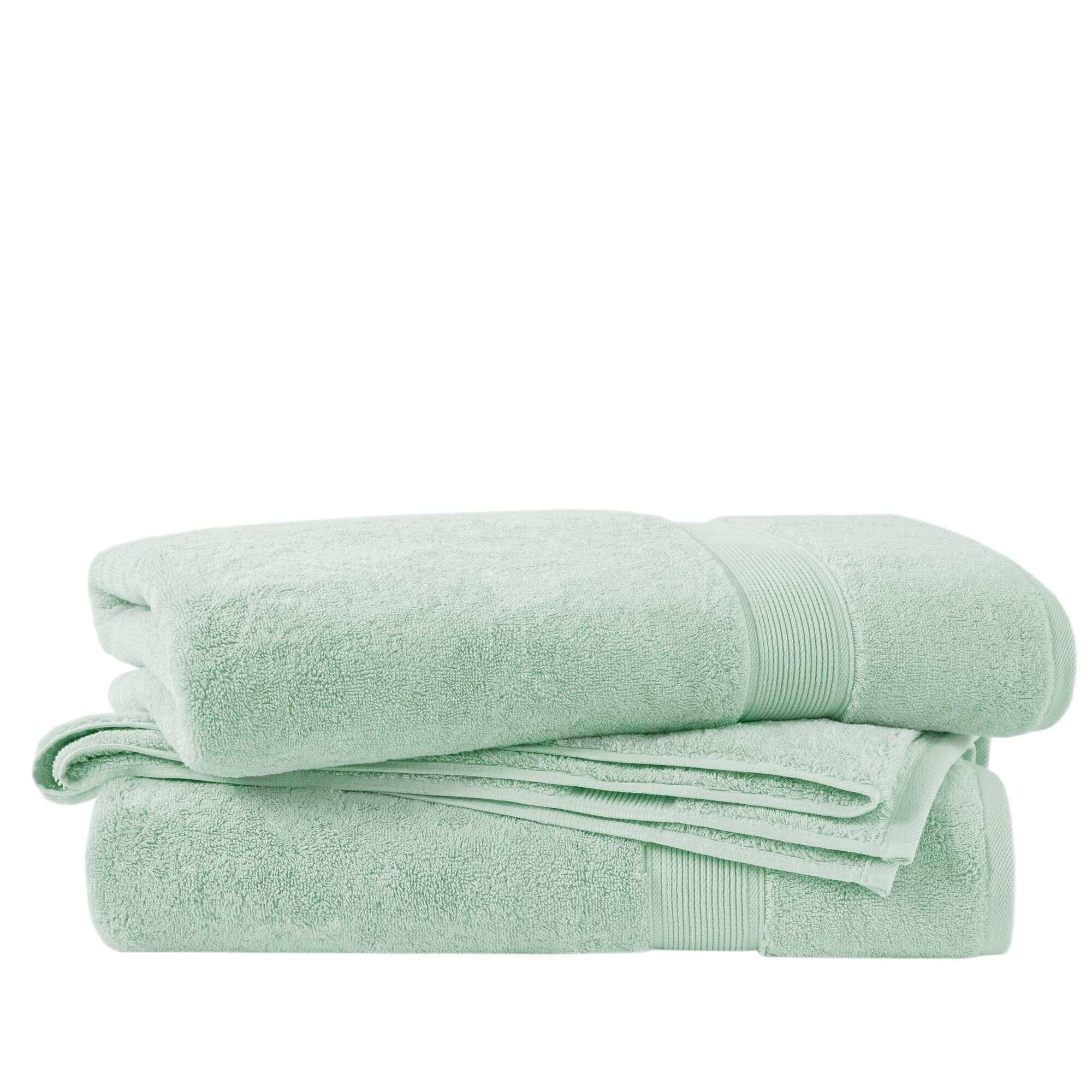 Madison Park Signature MPS73-528 2-Piece Seafoam Cotton Bath Sheet