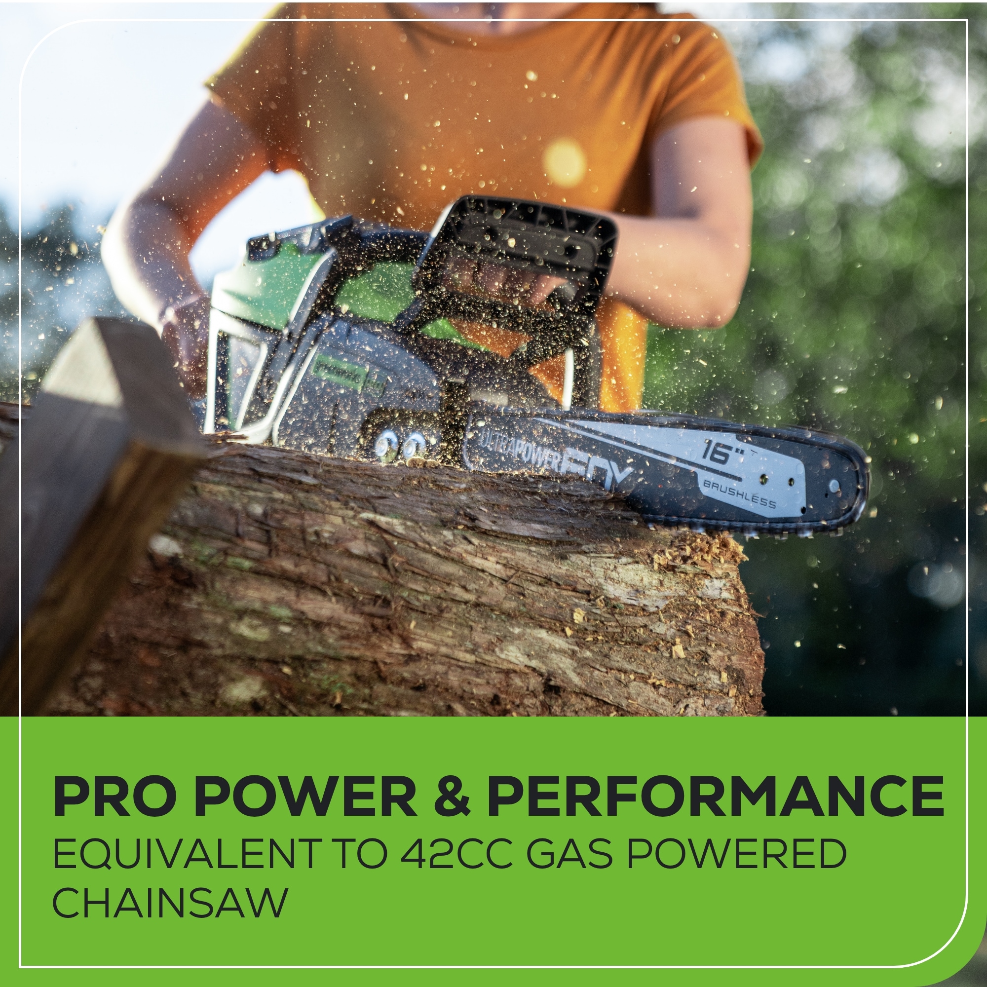 Greenworks CS80L05 Cordless-Chainsaw - View #9