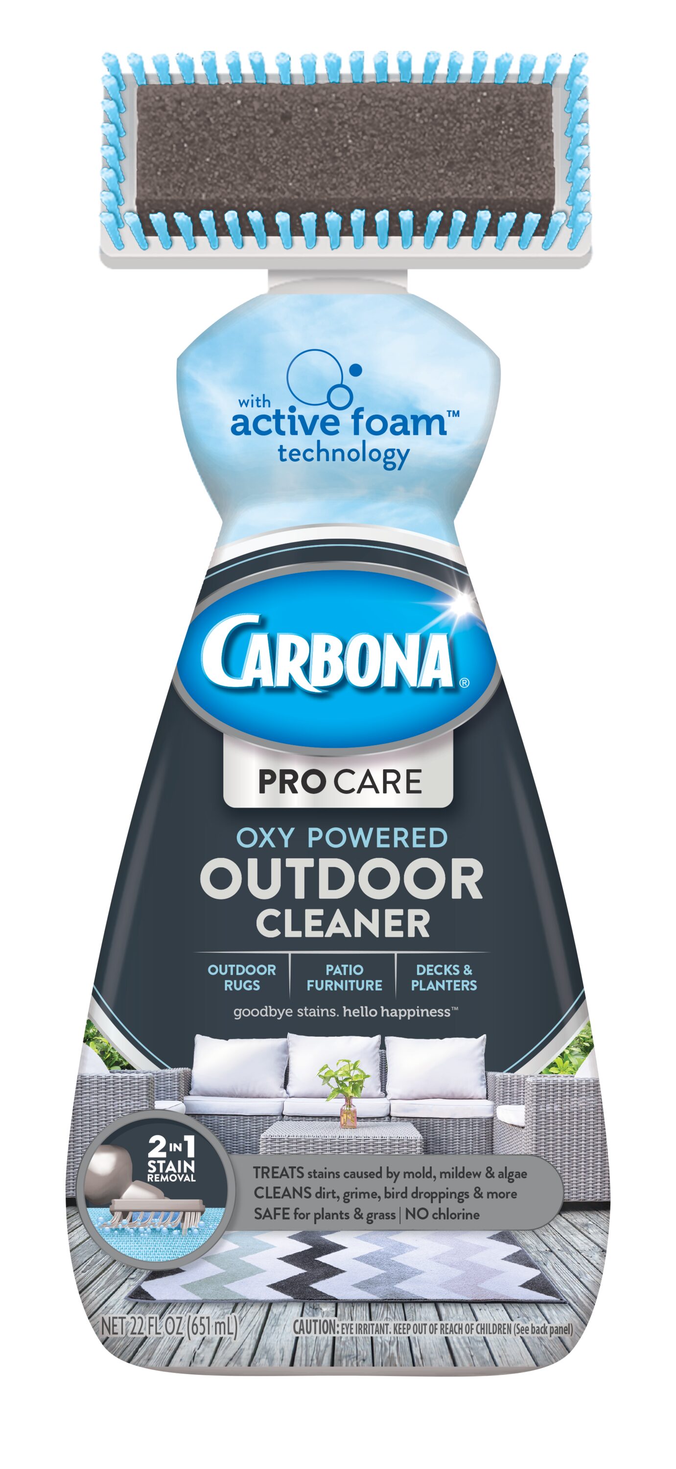 Carbona Oxy-Powered 2-in-1 Carpet Cleaner, 27.5 Ounces - Pack of 2