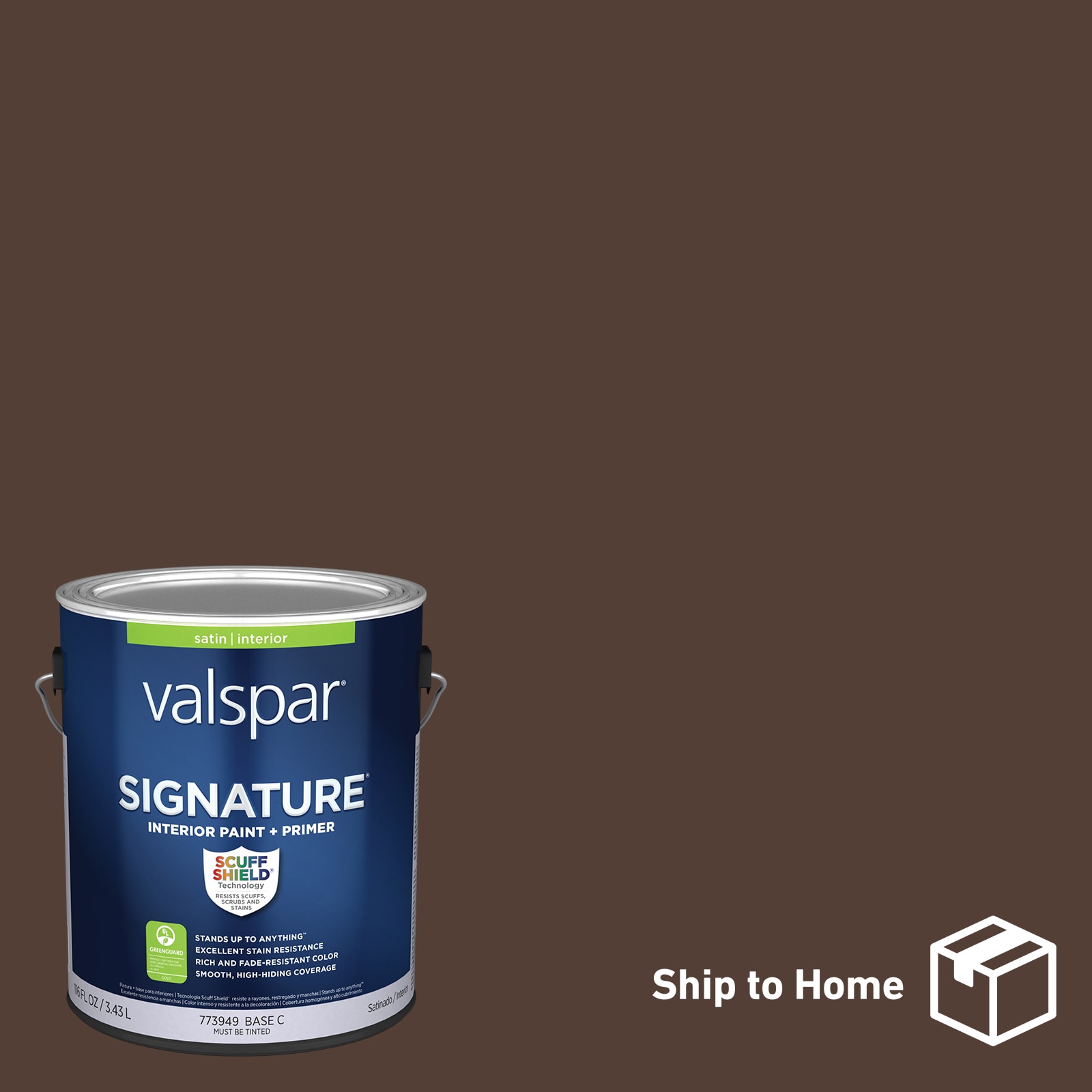 Valspar 2010-10-2636546 Signature Satin Cowboy Boots 2010-10 Latex Interior Paint Paint + Primer ( 1-gallon )