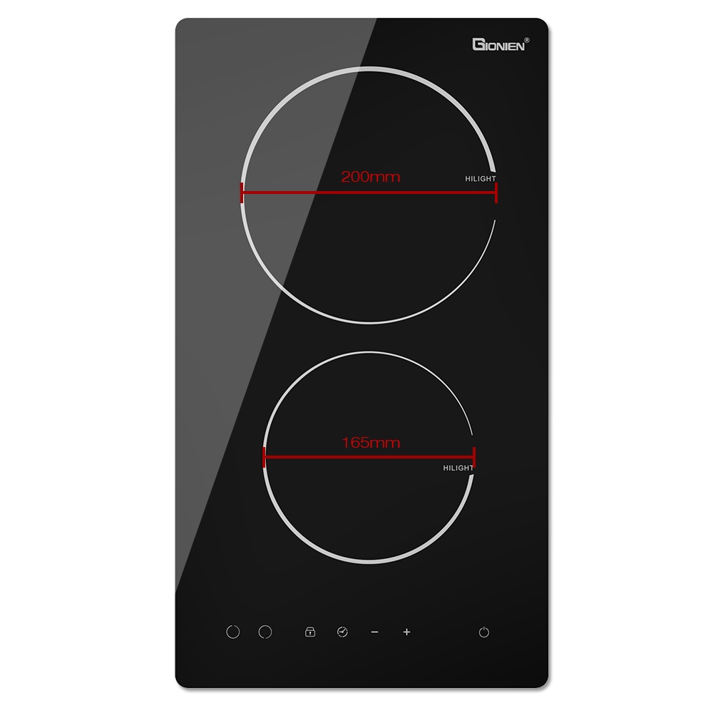  Portable Induction Cooktop Countertop Burner Induction Hot Plate  Electric Induction cooker 1800W with 6 Modes 10 Power Levels/Kids Safety  Lock/Timer/LED Sensor Touch: Home & Kitchen