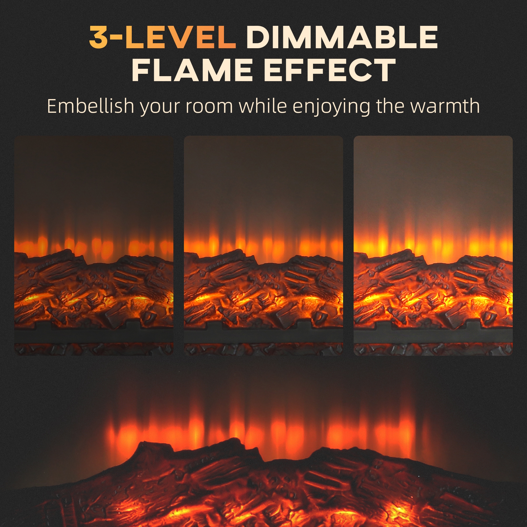 Bybafun YE7400027 Electric-Fireplaces - View #3