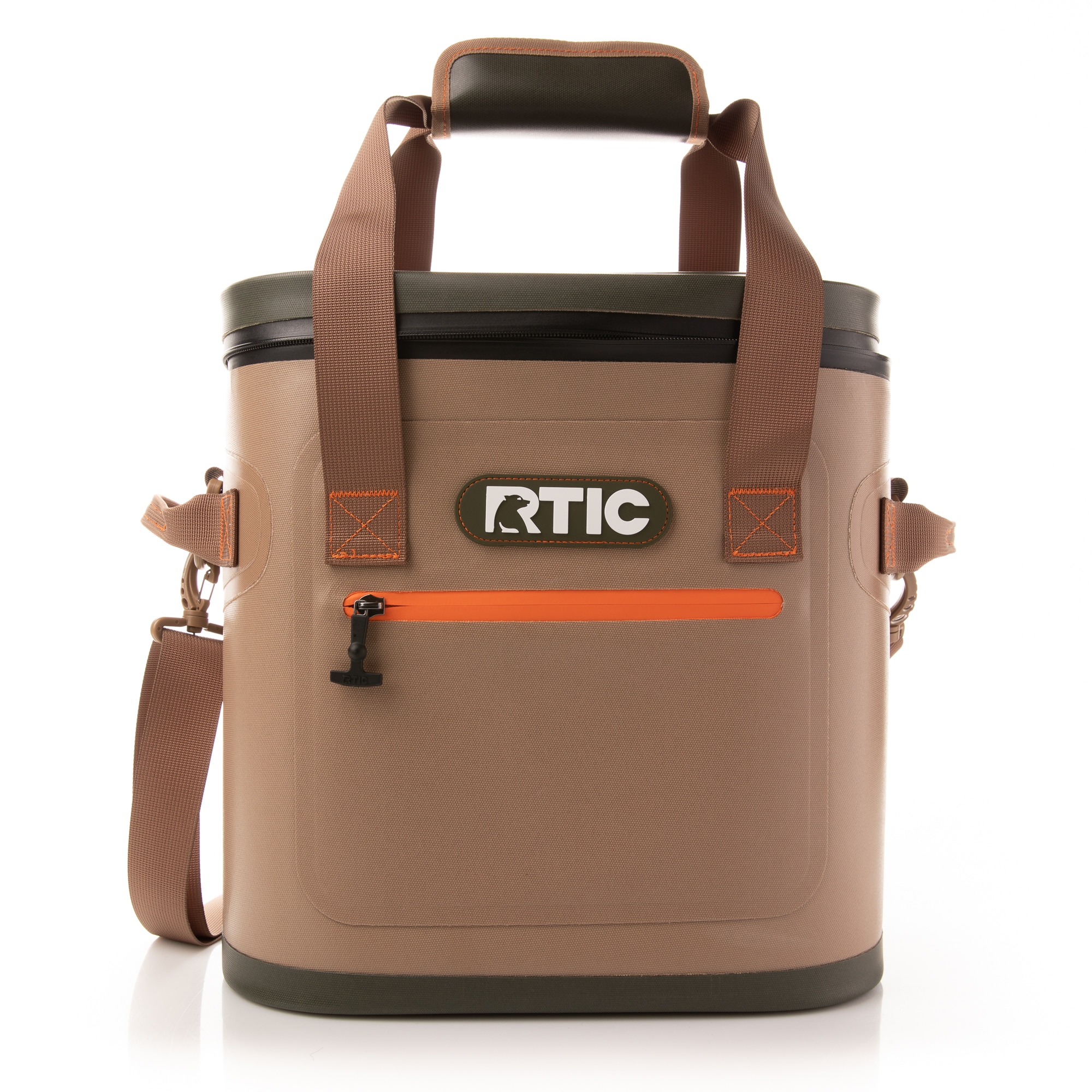 rtic 20 oz water bottle insulated Brown Tan