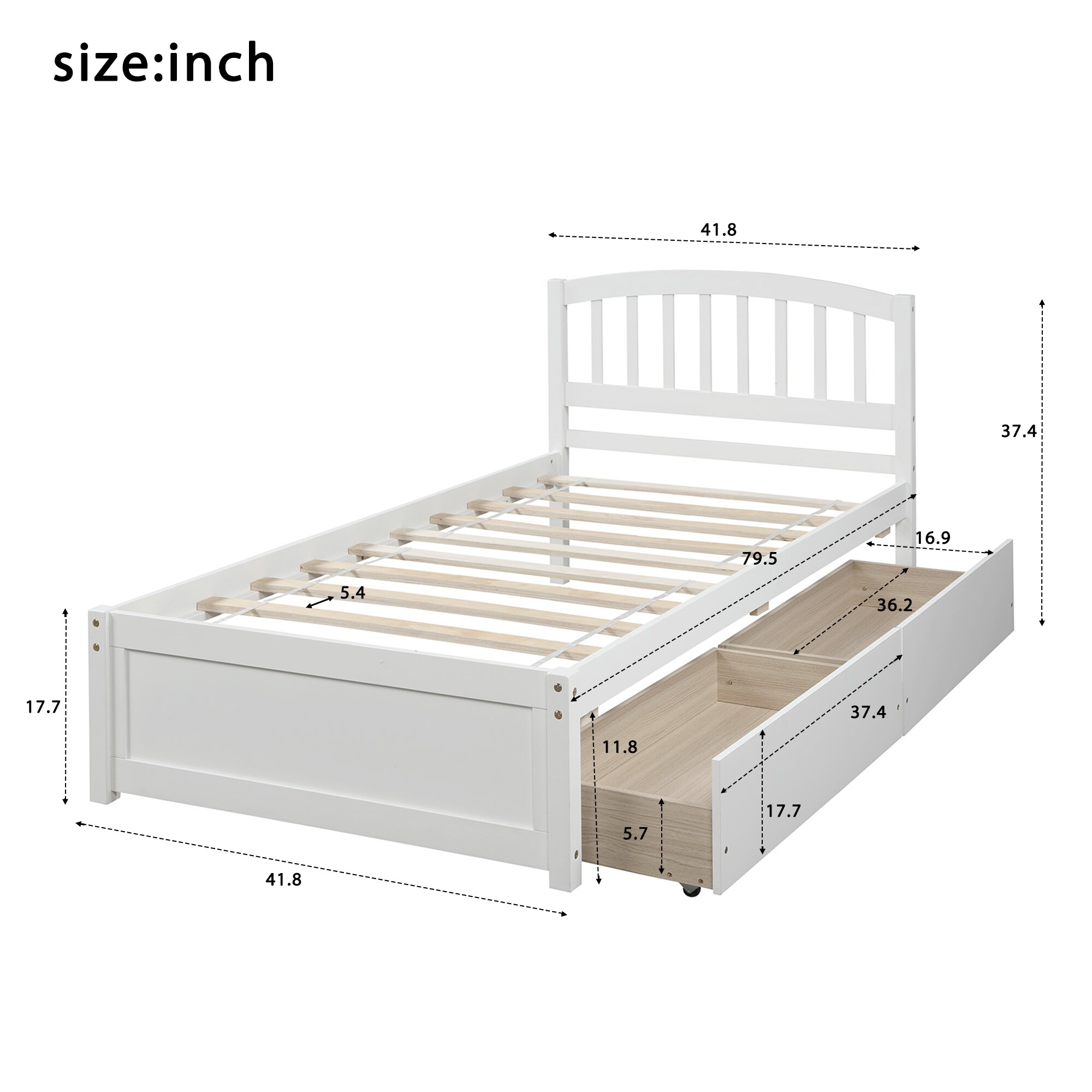 JIMSMAISON JMLFFB53W beds - View #6