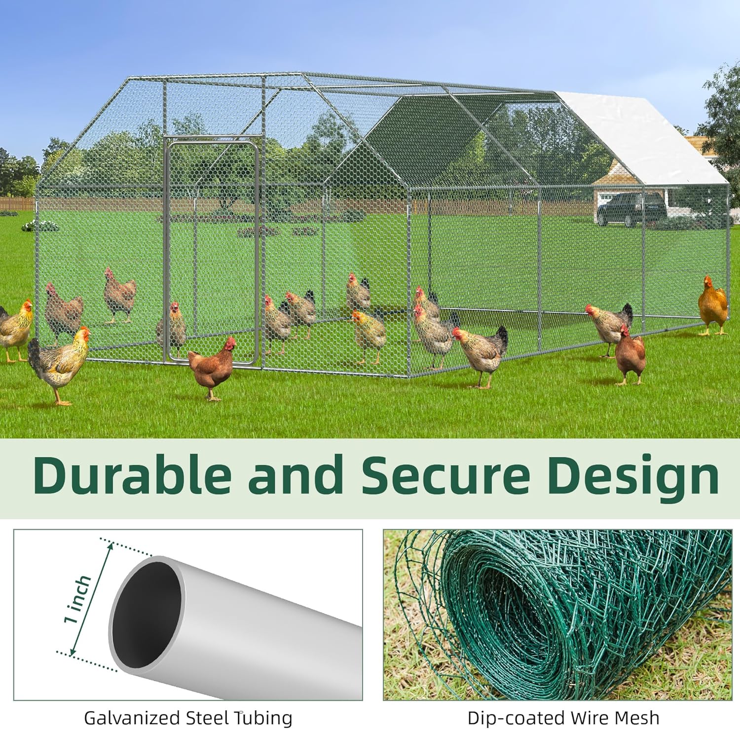 AECOJOY 12026SR-LS02 Chicken-Coops-Rabbit-Hutches - View #2