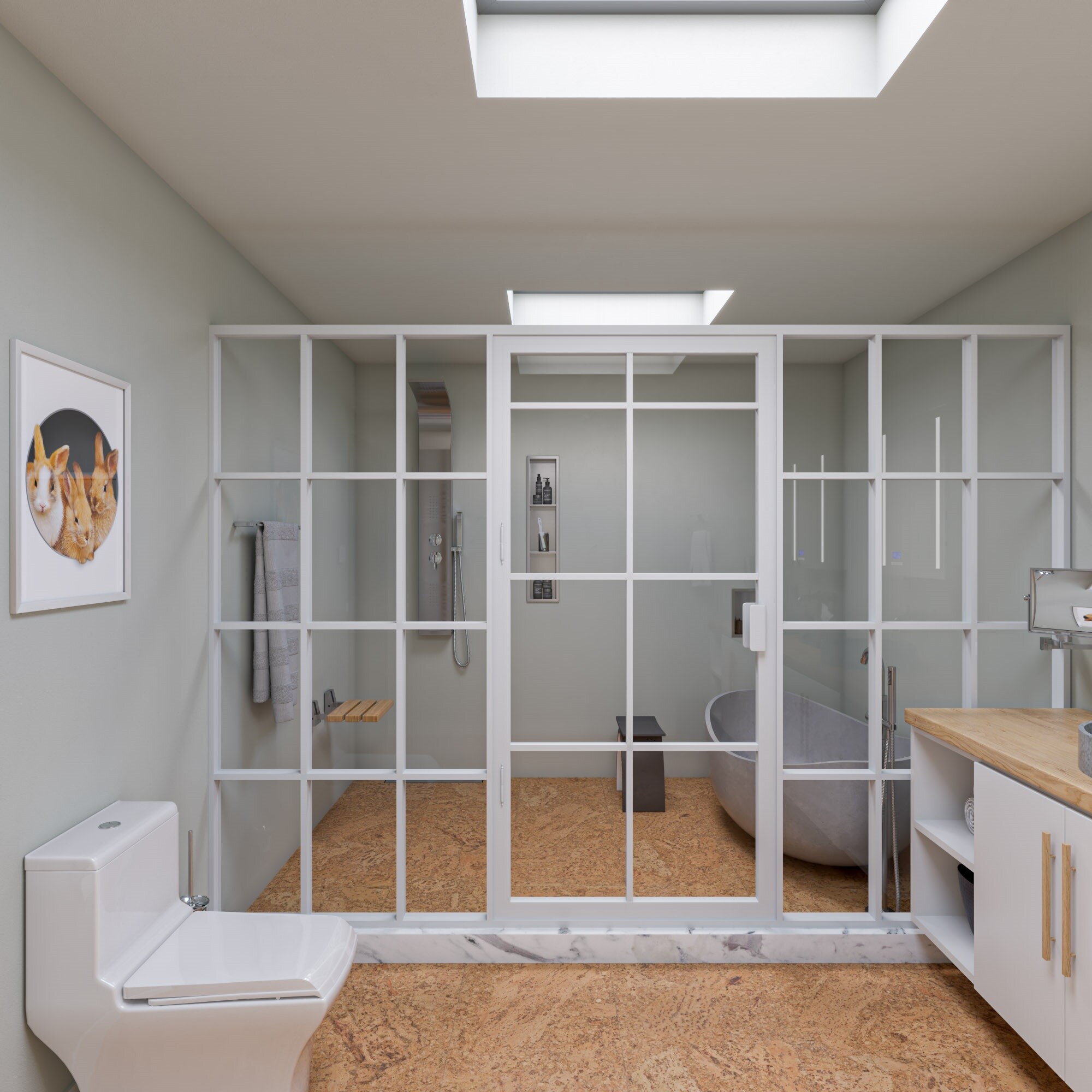 ALFI ABSP20 Showerhead-Bar-Panels - View #7