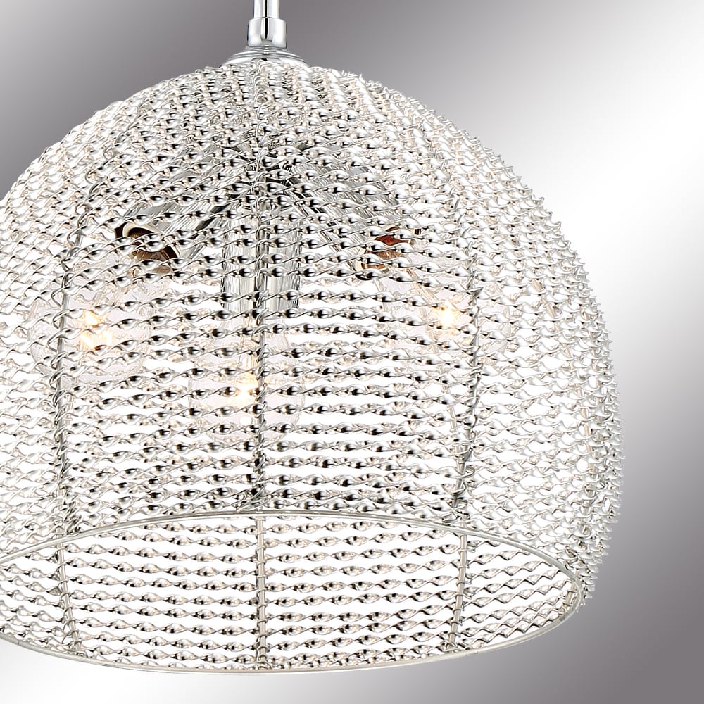 Quoizel Tango 3-Light Polished Chrome Transitional Globe Quoizel Tango 3-Light Polished Chrome Transitional Globe