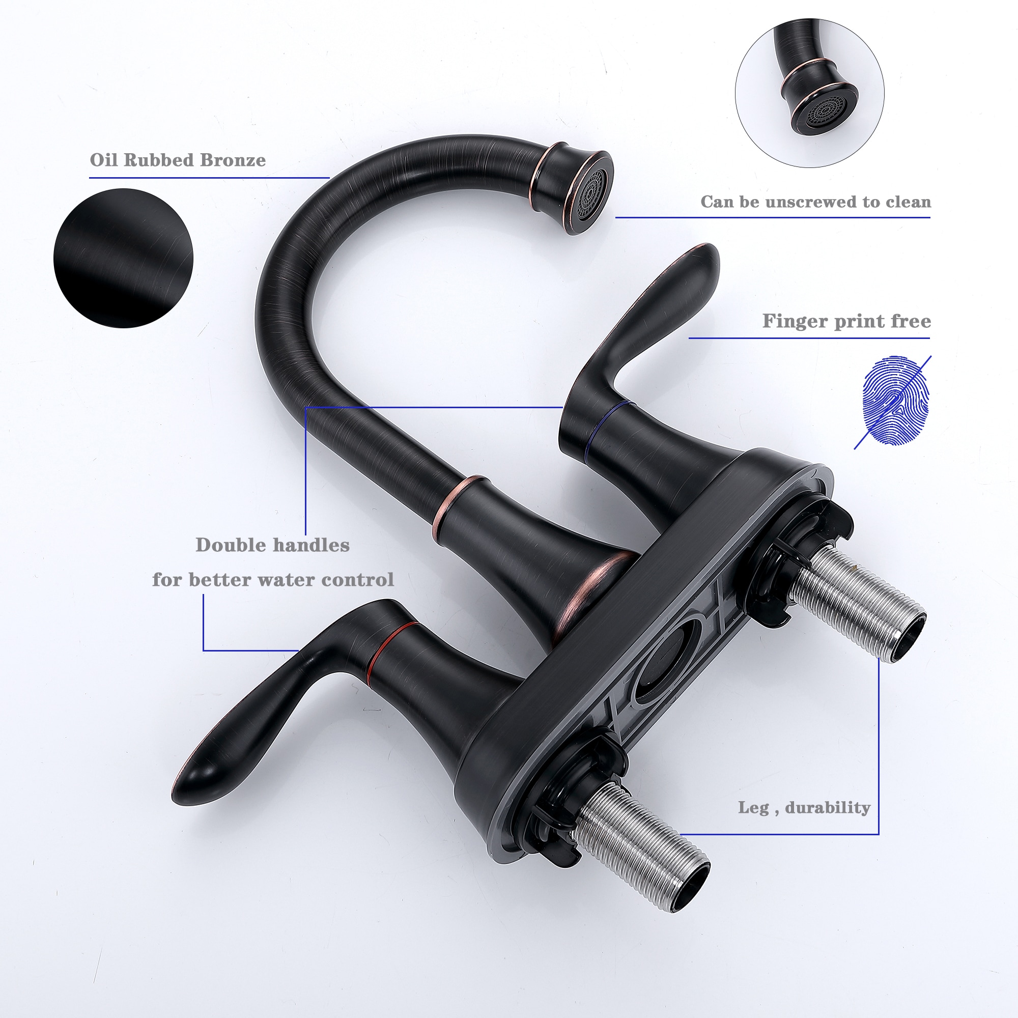 WELLFOR ZQ4011ORB Lavatory-Faucets - View #8