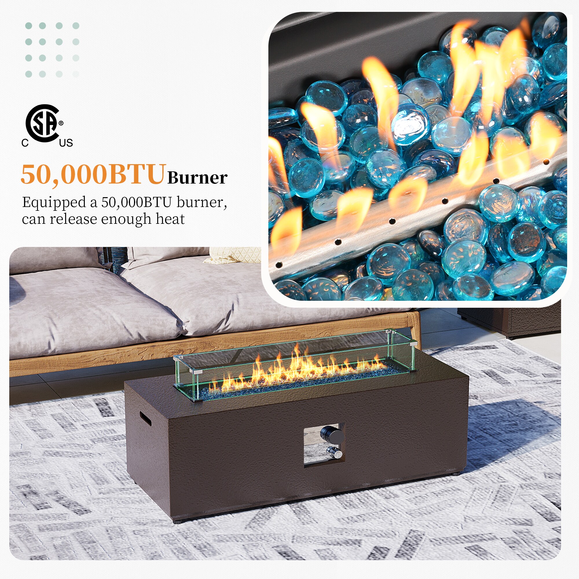 Patio Watcher LS-42KD-FX-BR-B Outdoor-Gas-Firepits - View #6