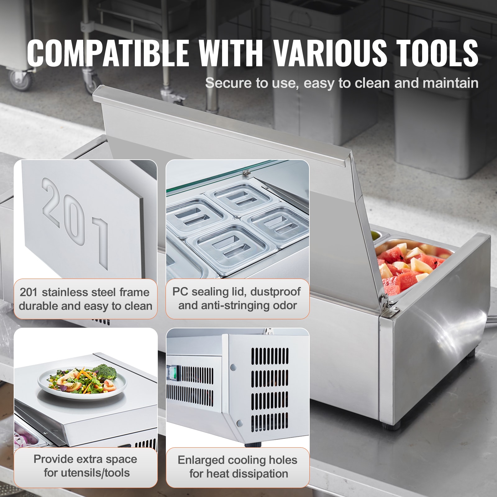 SVOPES SCBXGZLZDWT503191V1 Refrig-Prep-Tables - View #6