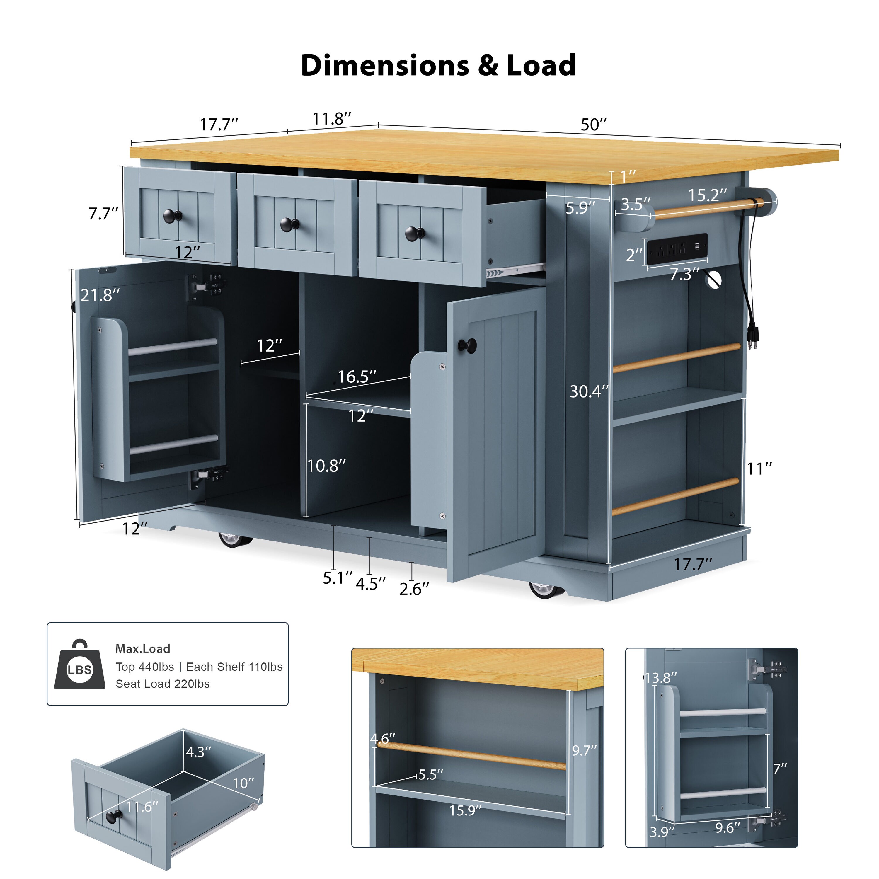 Best Selling Home Decor 329593 Kitchen-Furniture - View #5