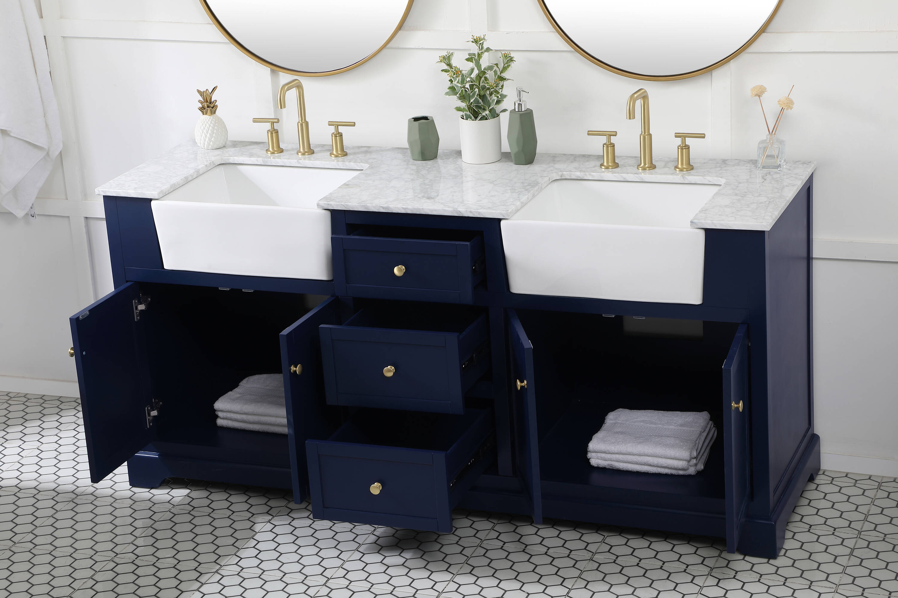 Elegant Decor HF180816DBL Bath-Vanity-Combo - View #4