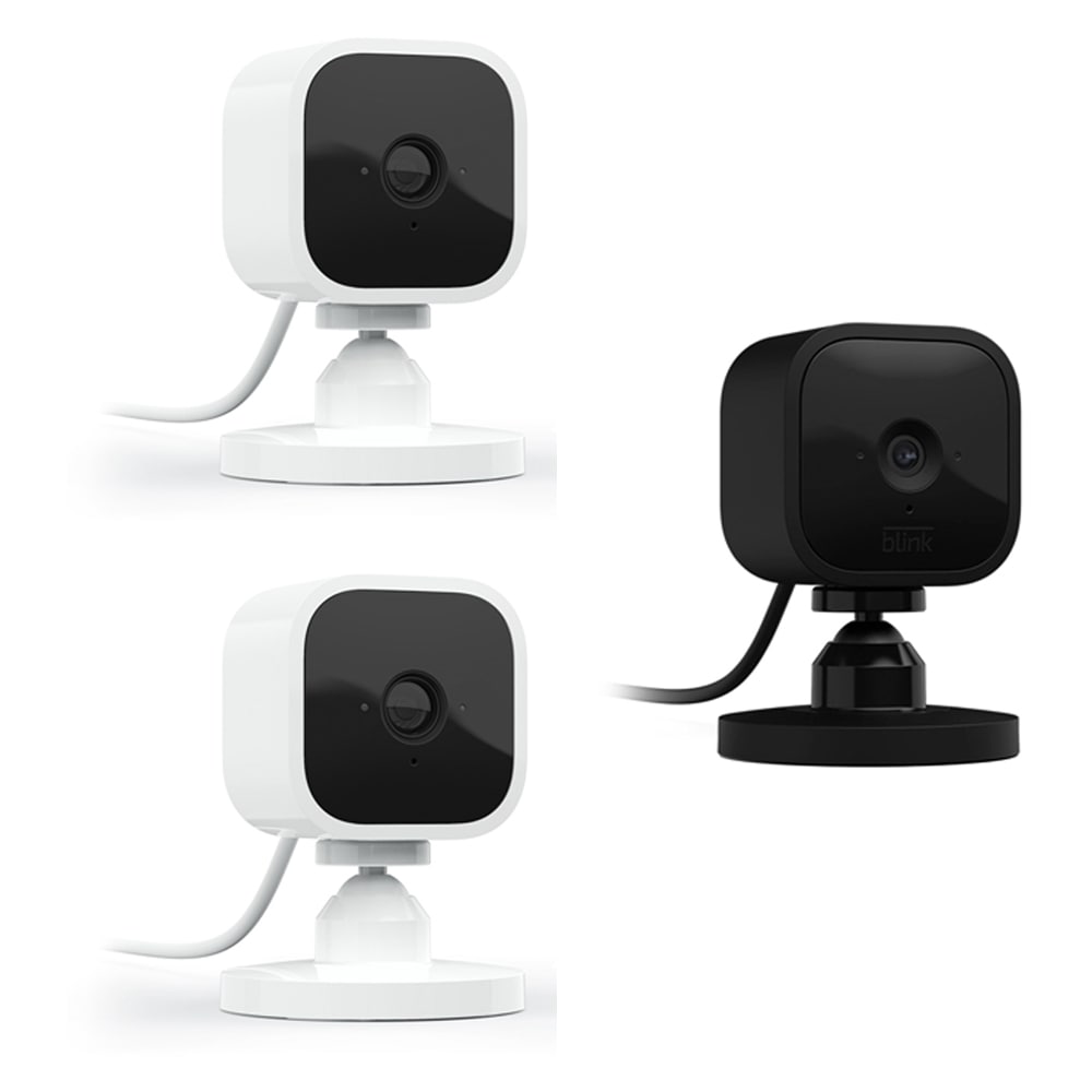 Blink Mini – Compact indoor plug-in smart security camera, 1080 HD