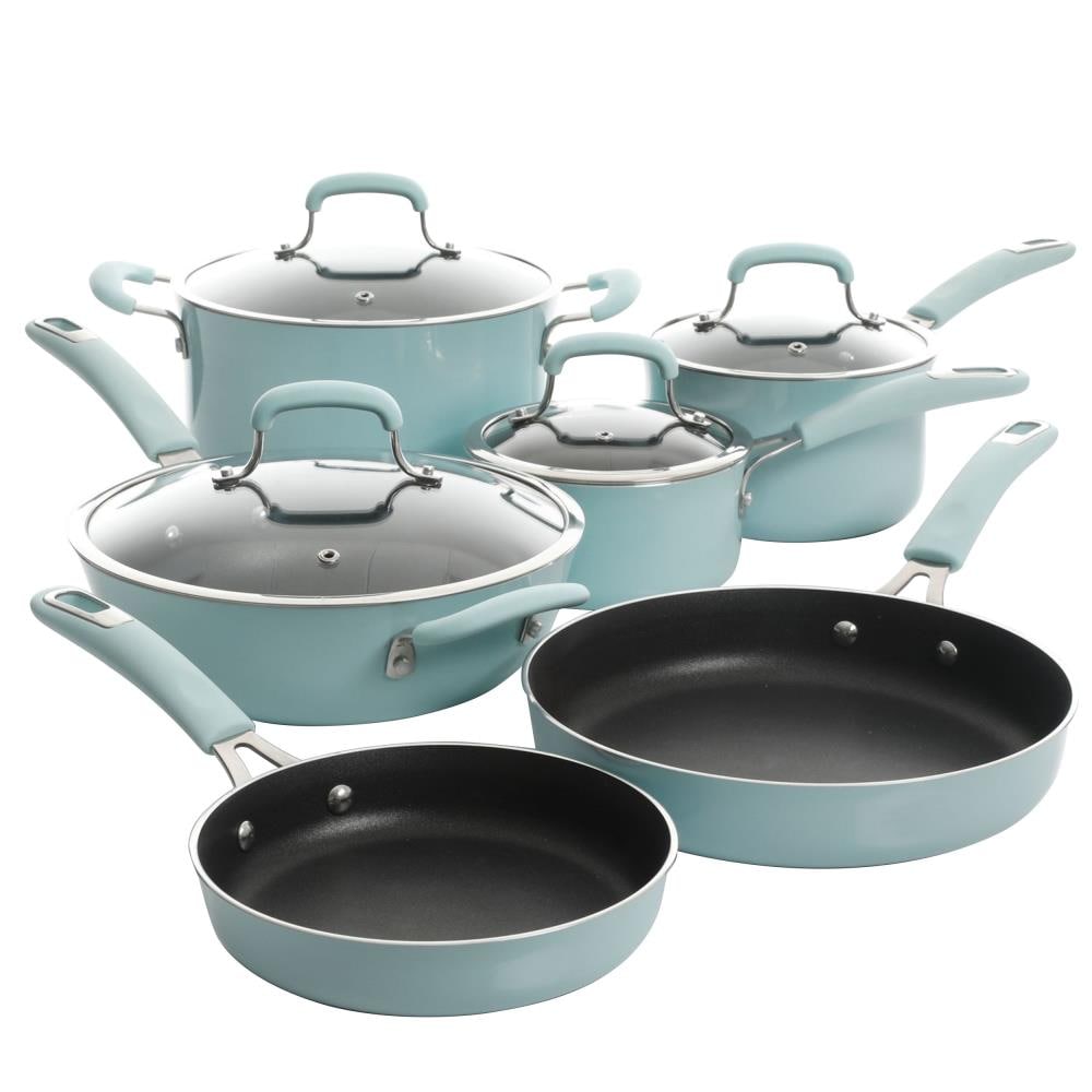 The Pioneer Woman Teal Speckle Timeless 13 x 18 Nonstick Aluminized Steel  L