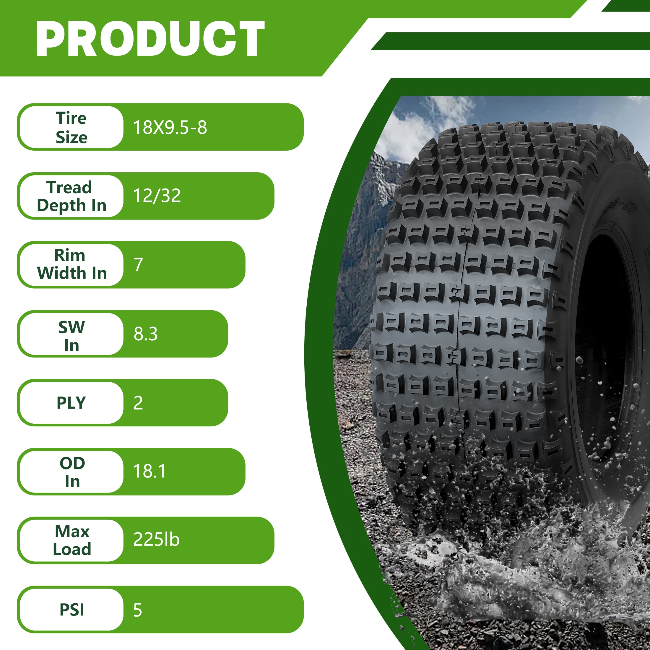 Hi-Run WD1087 Ope-Wheels-And-Tires - View #3