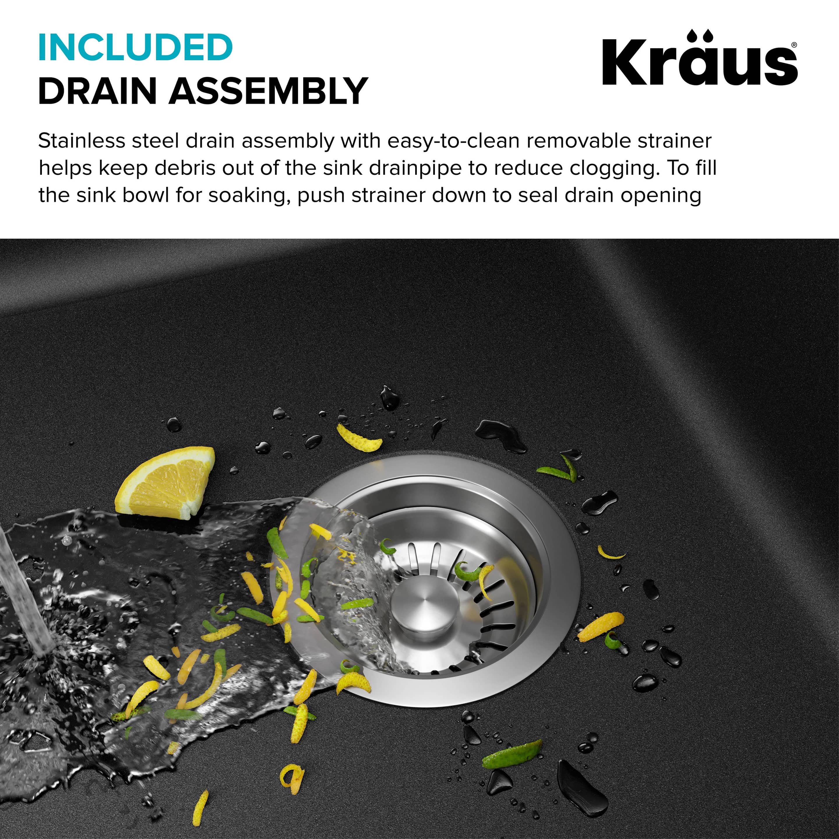Kraus KGD-54BLACK Kitchen-Sinks - View #11