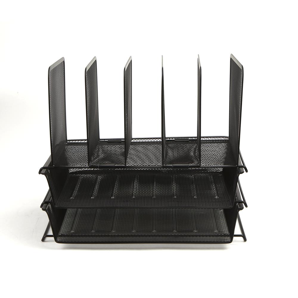 Mind Reader MESHSORT7-BLK  7 Compartment Mesh Stacking Sorter, Black