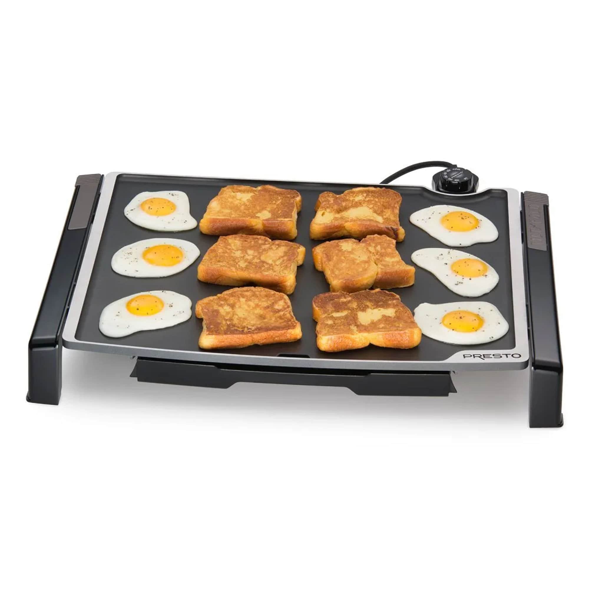 Presto 07073 07073 Electric Tilt-n-Fold XL Griddle  Nonstick Ceramic Cooking Surface