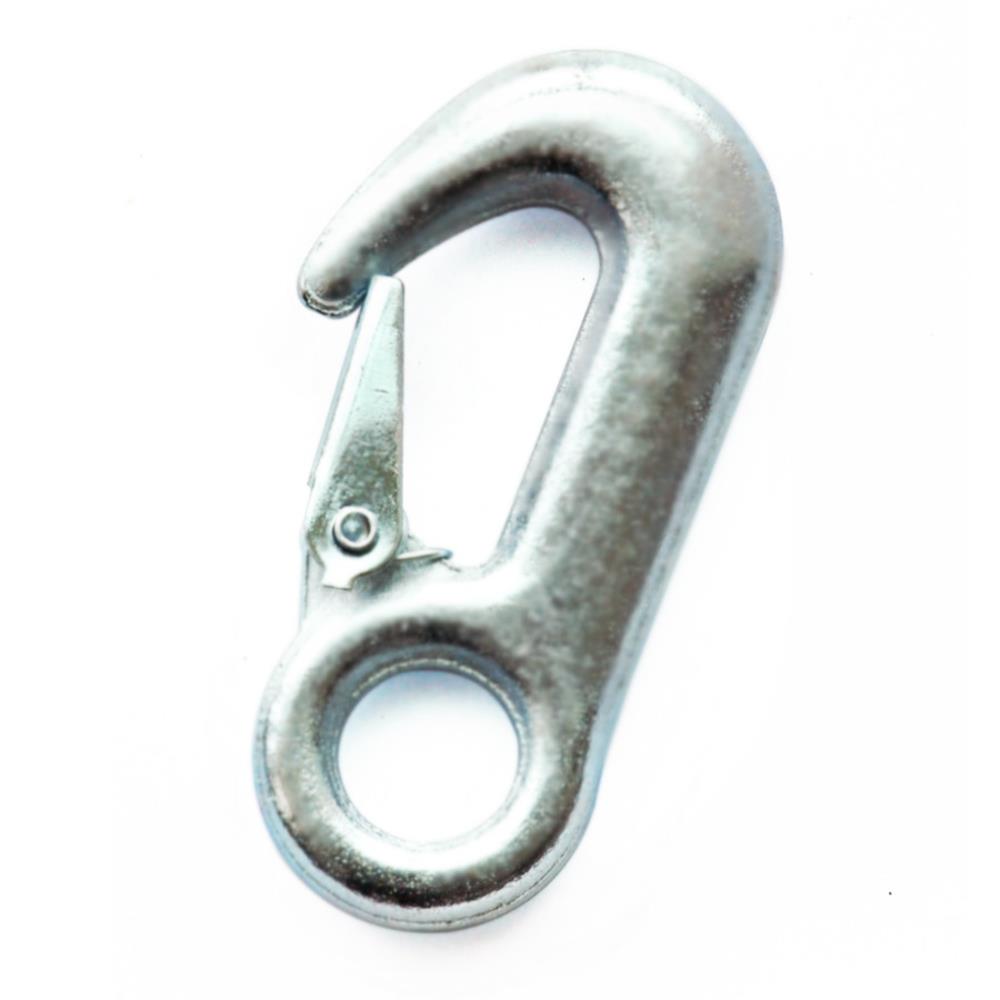 Blue Hawk Zinc-plated Round Eye Slip Hook with Latch in the Chain  Accessories department at