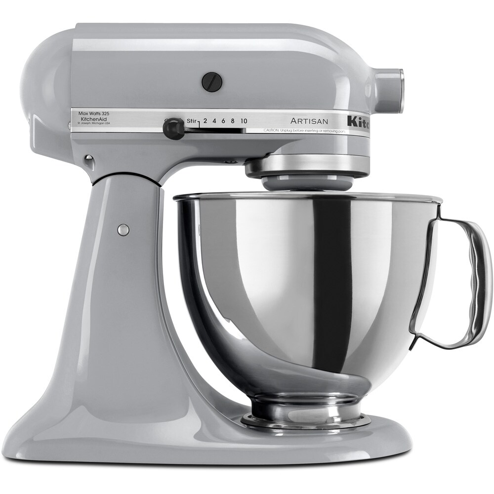 Kitchen Aid KSM150PSMC Artisan 10 Speed Stand Mixer Metallic Chrome Silver