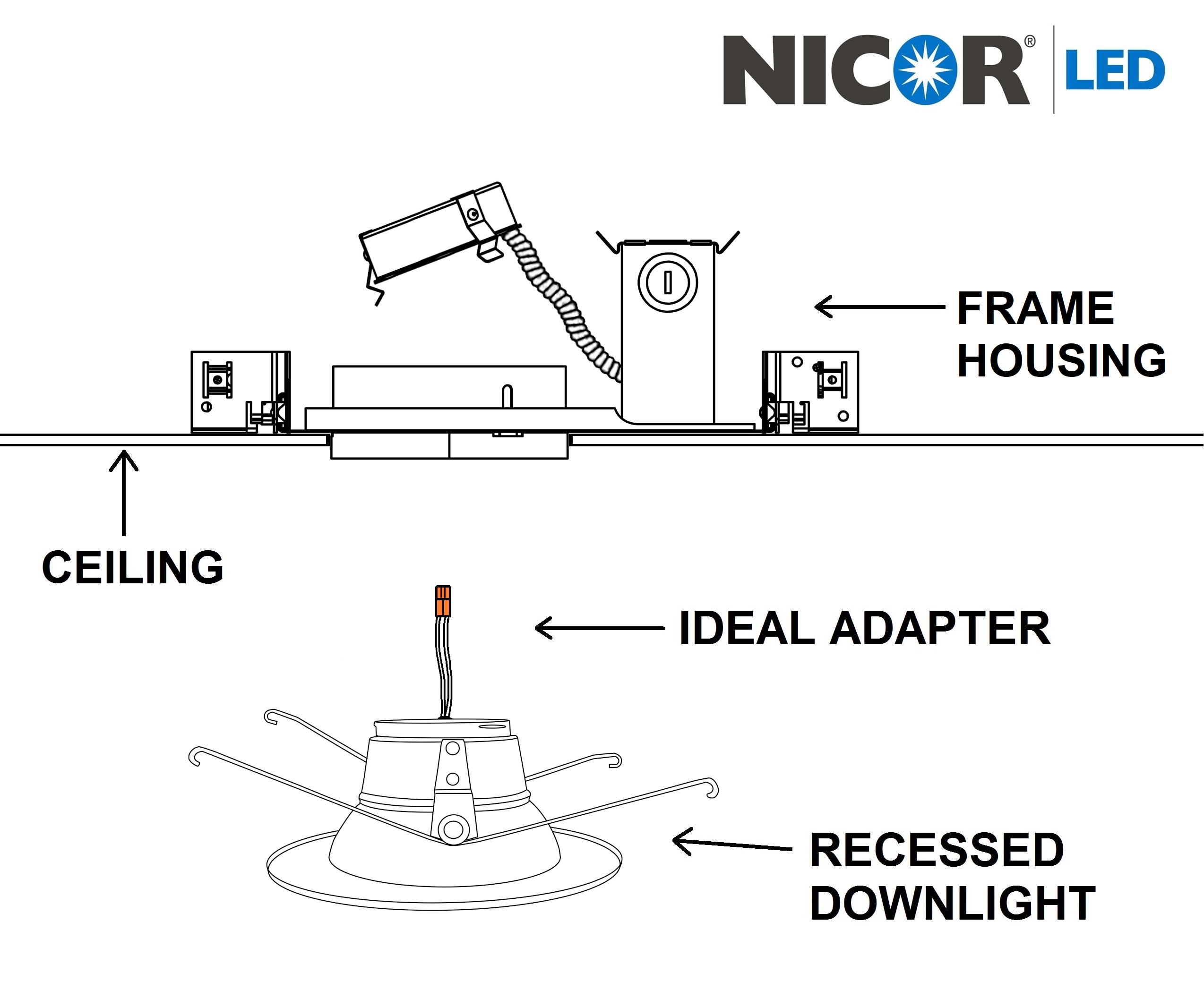 Nicor Lighting DLR565SYS084KNK Recessed-Kits - View #11