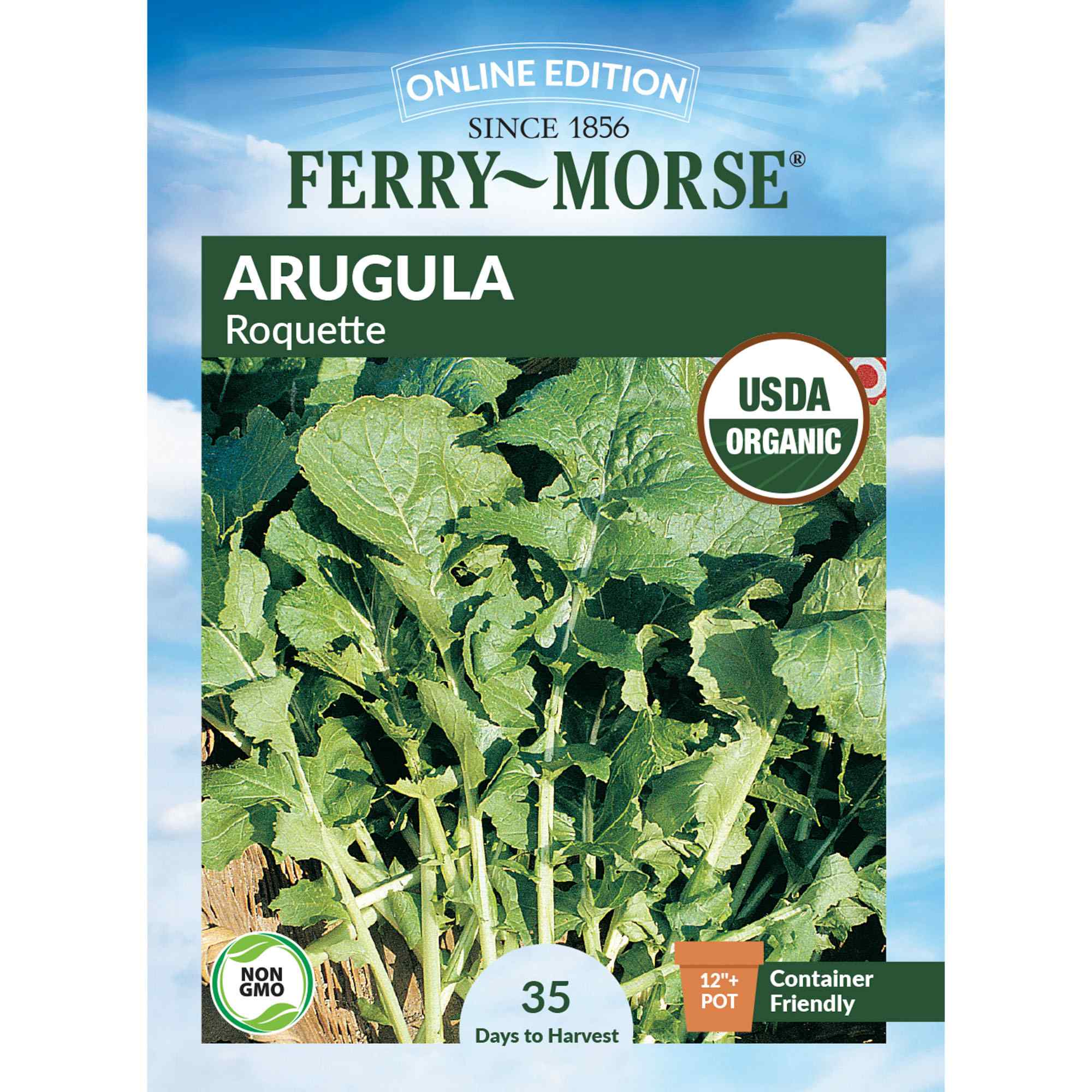 Ferry-Morse LC25.1390 Organic Arugula Seeds 1.1 Gram(s)