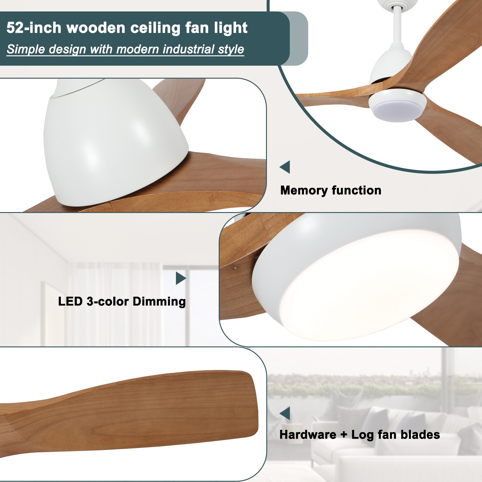 Flynama GOL-F201004 Ceiling-Fans - View #5