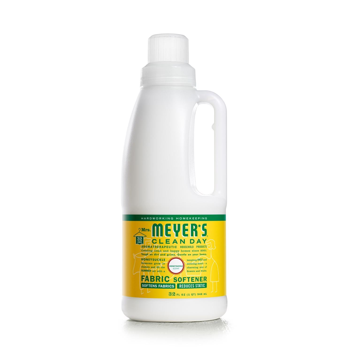 Mrs. Meyer's Clean Day Ms. Meye's Clean Day Liquid Fabi Sofene Honeysukle 32 fl oz 32 Loads