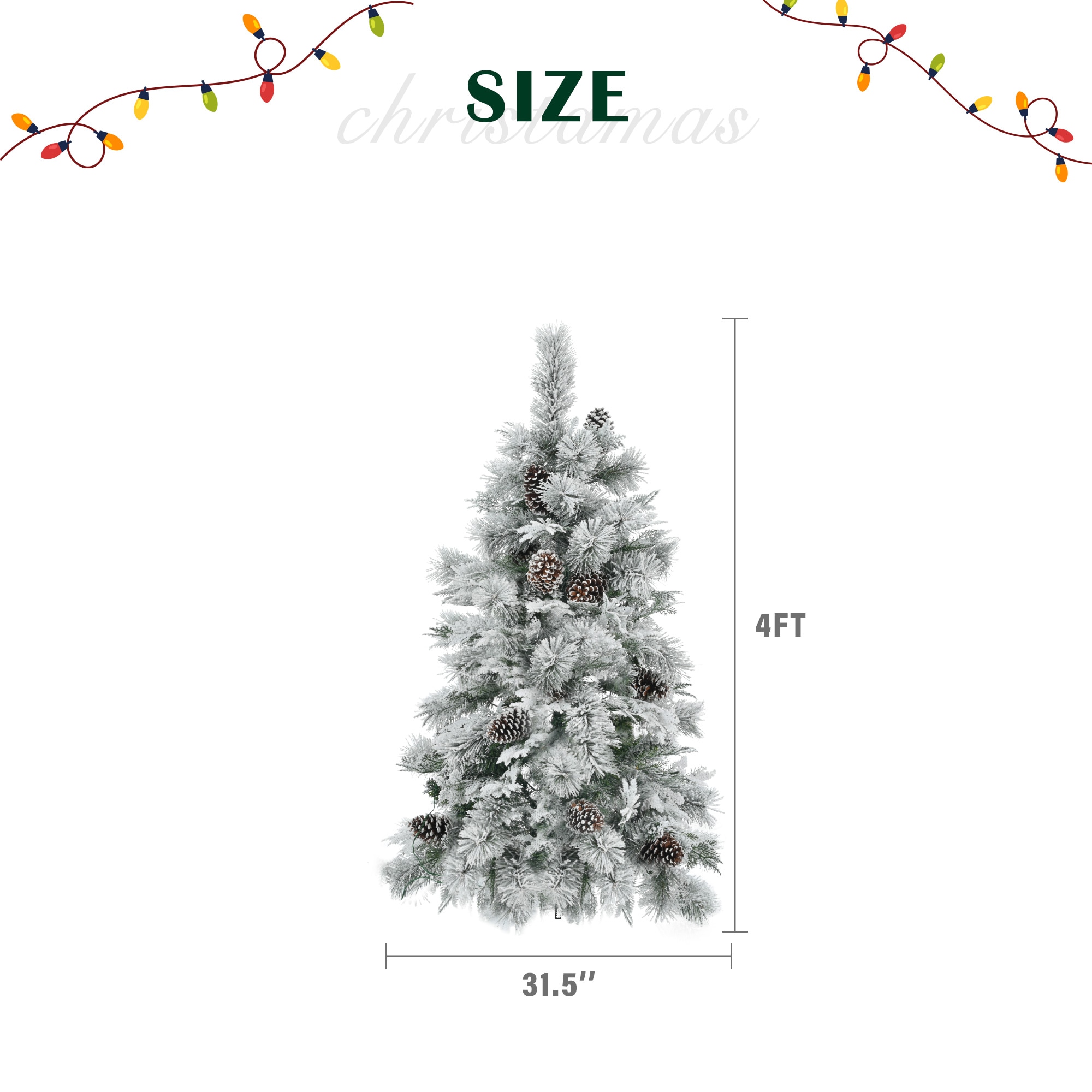 AAZJ NBC-64210LEDML Artificial-Christmas-Trees - View #3