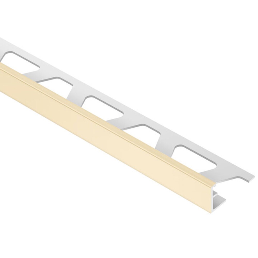 Schluter Systems A60SP Schiene 0.25-in W x 98.5-in L Sand Pebble Color-Coated Aluminum Aluminum L-angle Tile Edge Trim