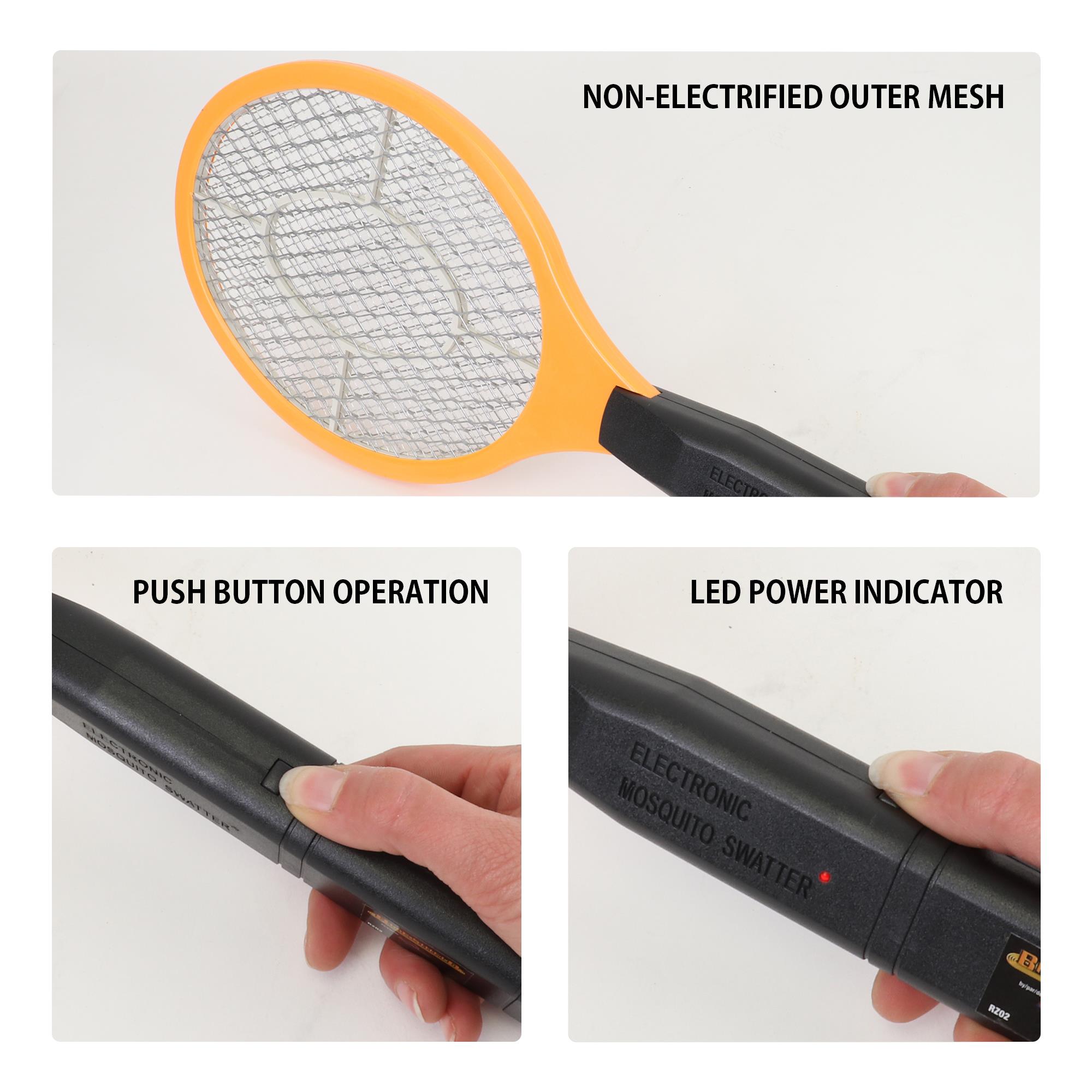 Bite Shield Racket Zapper Electronic Insect Killer Indoor/Outdoor Insect Trap