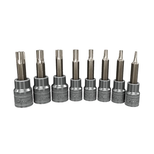 Kobalt 8-Piece 1/4-in 3/8-in Drive Set Tamper-proof Torx Bit